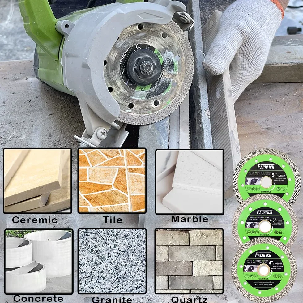 Diamentowa tarcza do cięcia 5 szt. 230 mm bardzo cienkie diamentowe ostrze do cięcia płytek porcelanowych granitowych marmurowych ceramiki, tarcza do cięcia felg z siatki