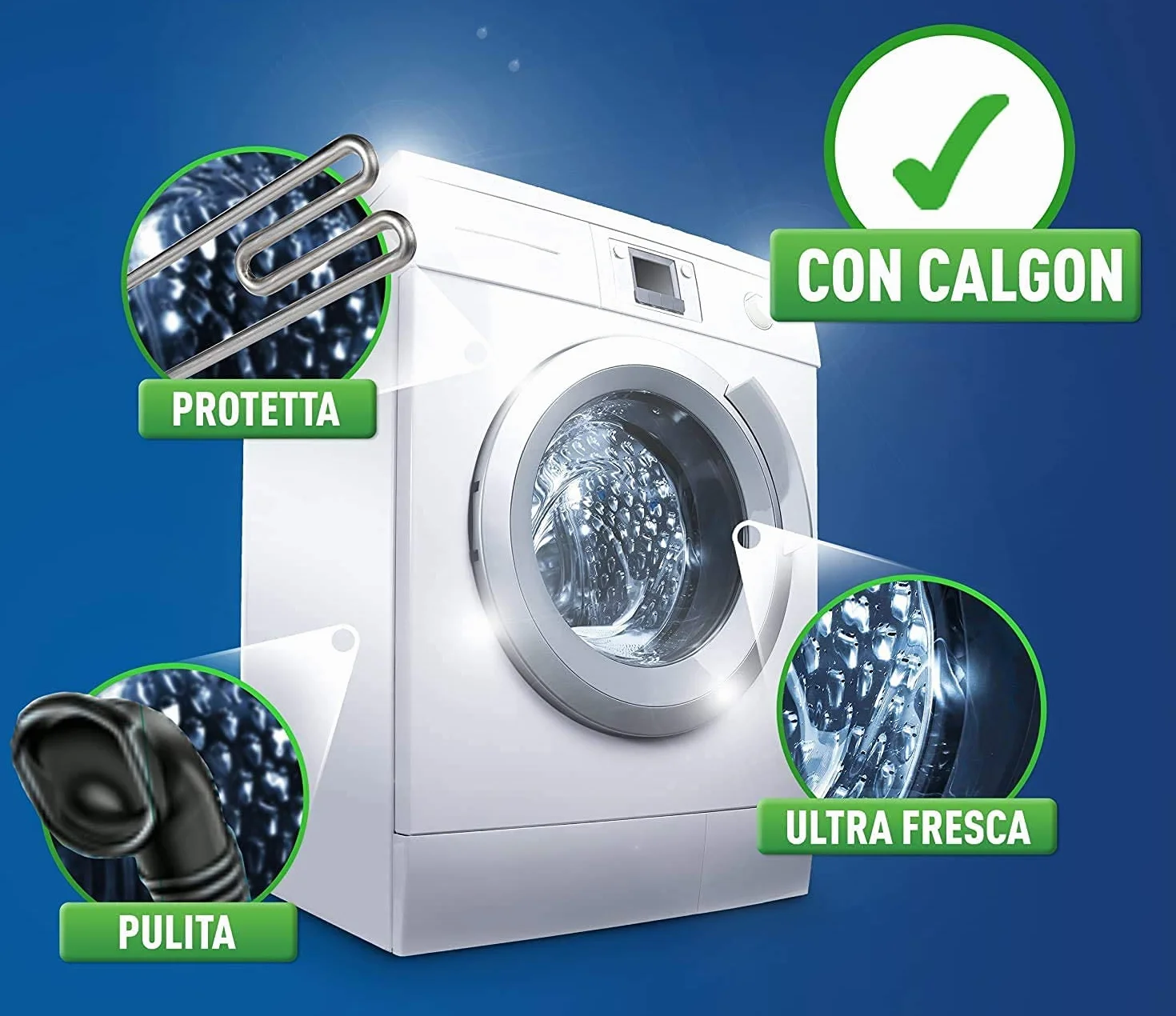 Calgon 3W1 Powerball Tabletki Zmiękczające Wodę, 15 sztuk