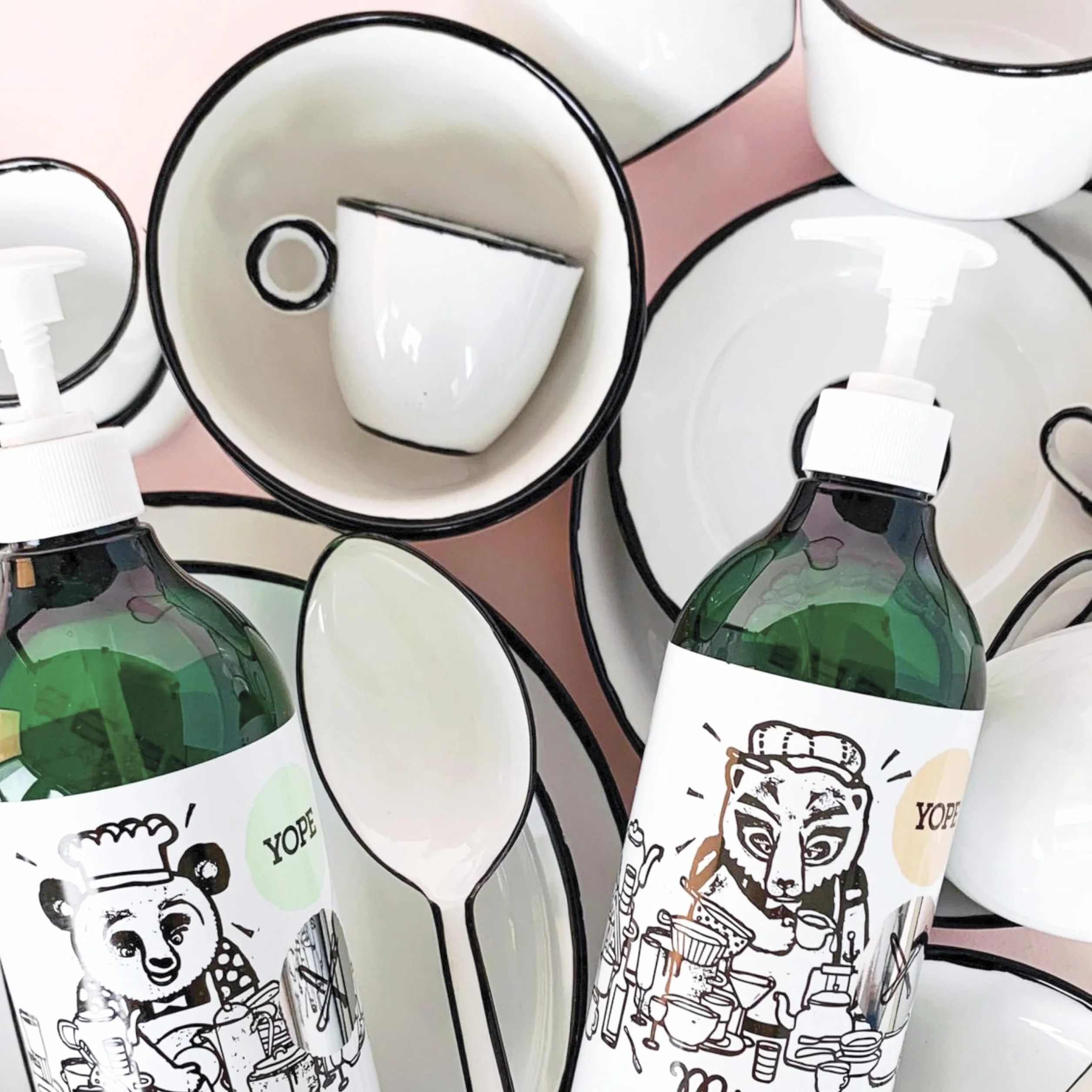 YOPE Naturalny płyn do mycia naczyń Mięta i mandarynka 750 ml
