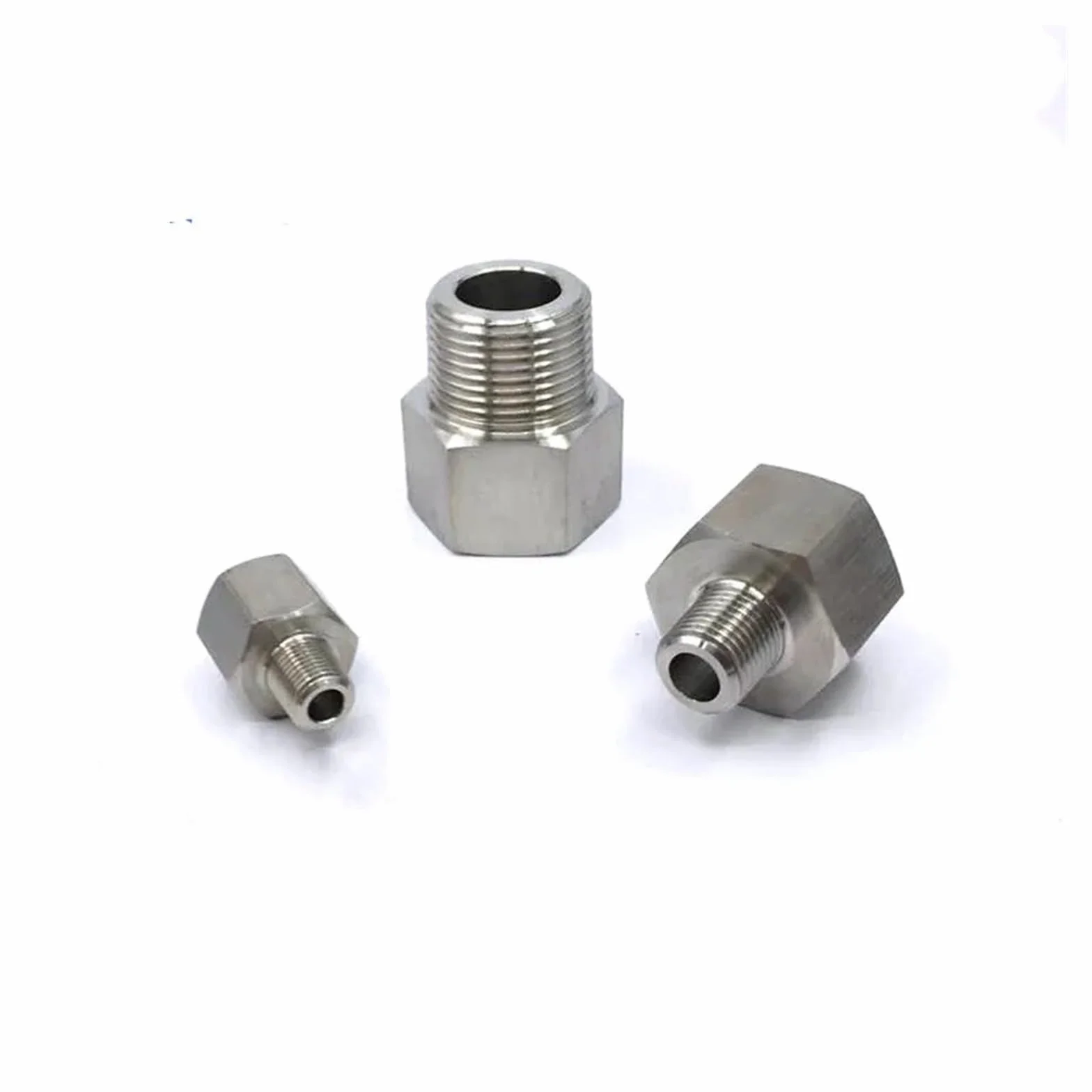 Złączka rurowa, 1/8" 1/4" 3/8" 1/2" 3/4" BSP gwint żeński na męski, 304, stal nierdzewna, złączka rurowa odporna na wysokie ciśnienie, adapter złącza(1"x M 3/4")