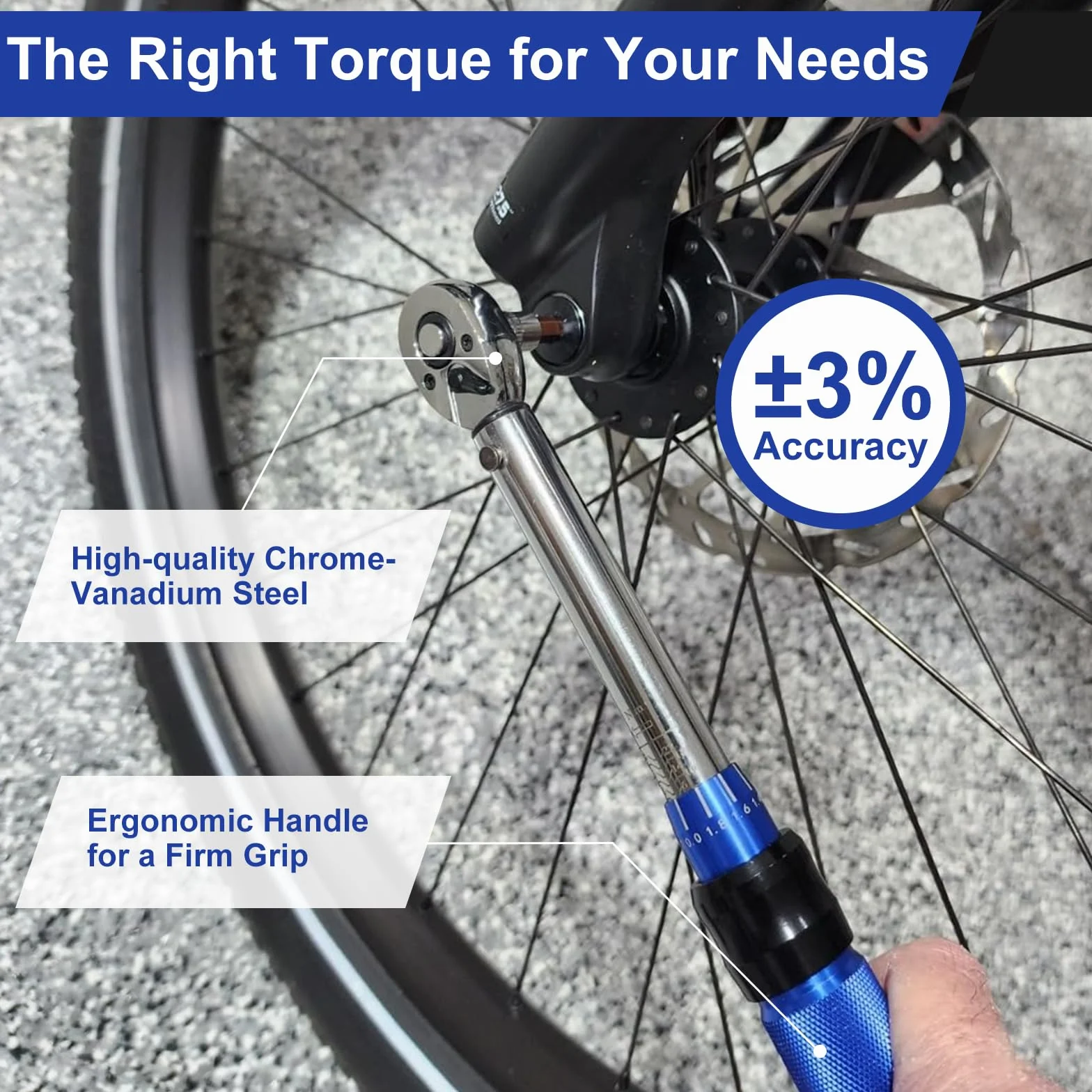 Souvik Klucze dynamometryczne do roweru, zestaw kluczy do naprawy motocykli i rowerów, 16 sztuk, 1/4" 2-26 Nm, dokładność błędu ±3%, łącznie z drążkami przedłużającymi, bitami 14 bitów i pudełkiem do