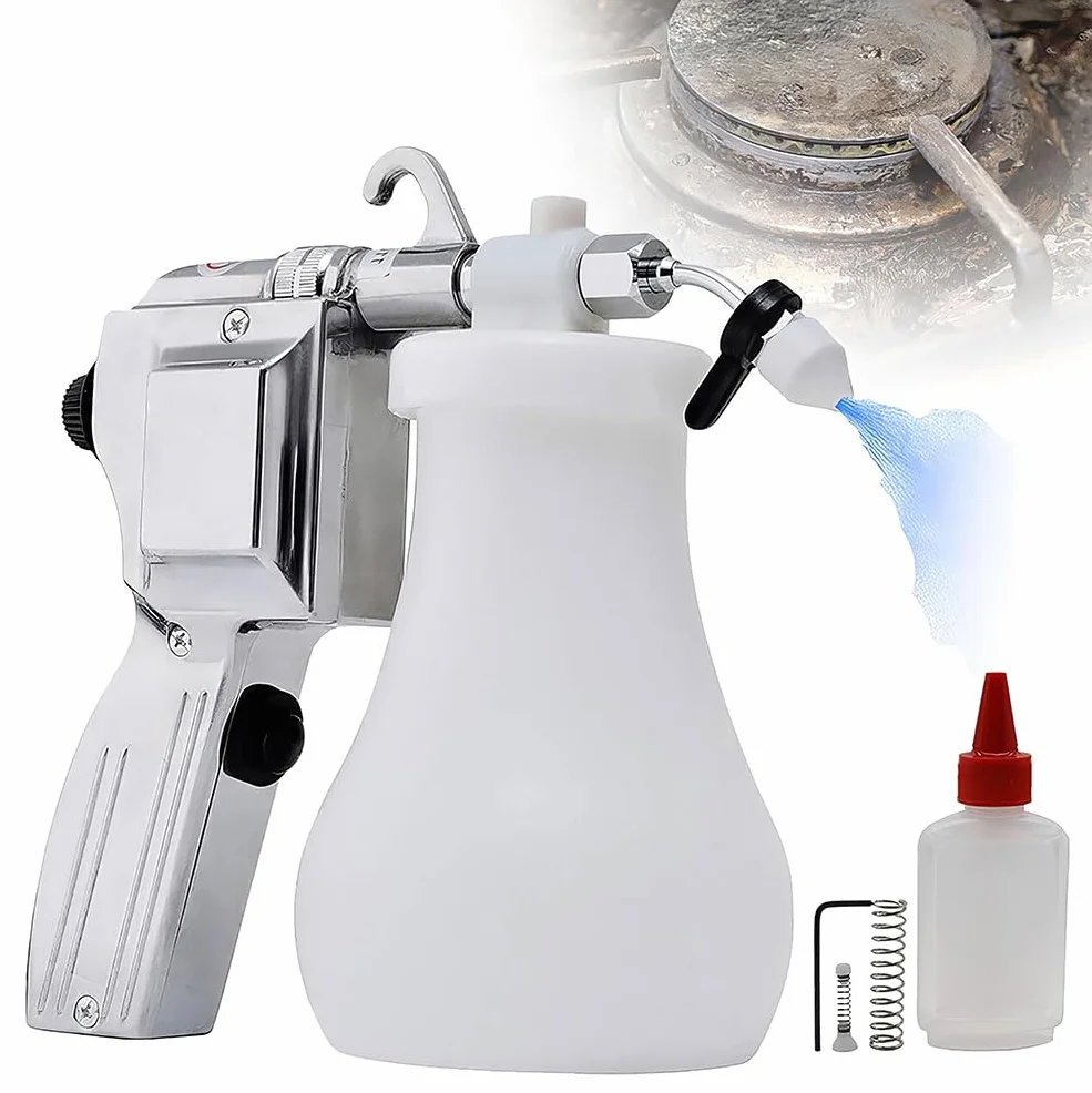 Elektryczny Pistolet Do Usuwania Plam Z Tekstyliów, 40 W, Pistolet Natryskowy Do Czyszczenia Tekstyliów Z Regulacją Ciśnienia, Pistolet Czyszczący Z Regulowaną Dyszą Zaginaną, Wysokociśnieniowy