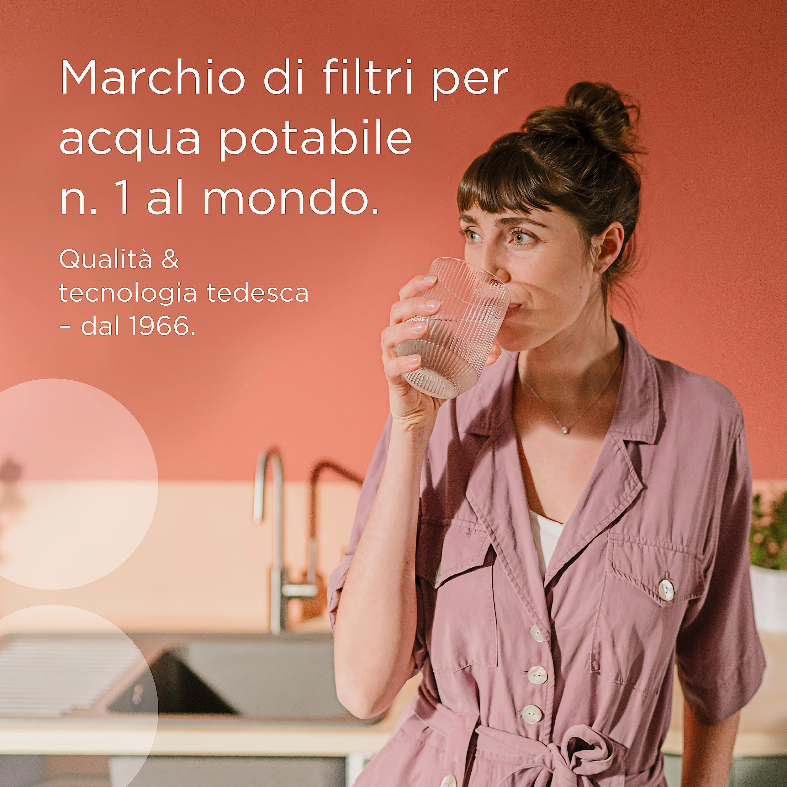 BRITA Mypure SLIM V-MF system filtrów wodnych wraz z 1 wkładem (8000 litrów): filtr pod zlewem do kranu, do wody wolnej od 99,999% bakterii - w tym cyfrowy timer