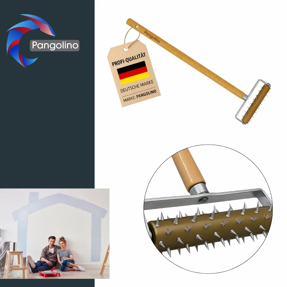 Pangolino Wałek, tapeta kolczasta 150 x 500 mm, paznokiec, jeż, igła do perforacji - narzędzie do tapetowania