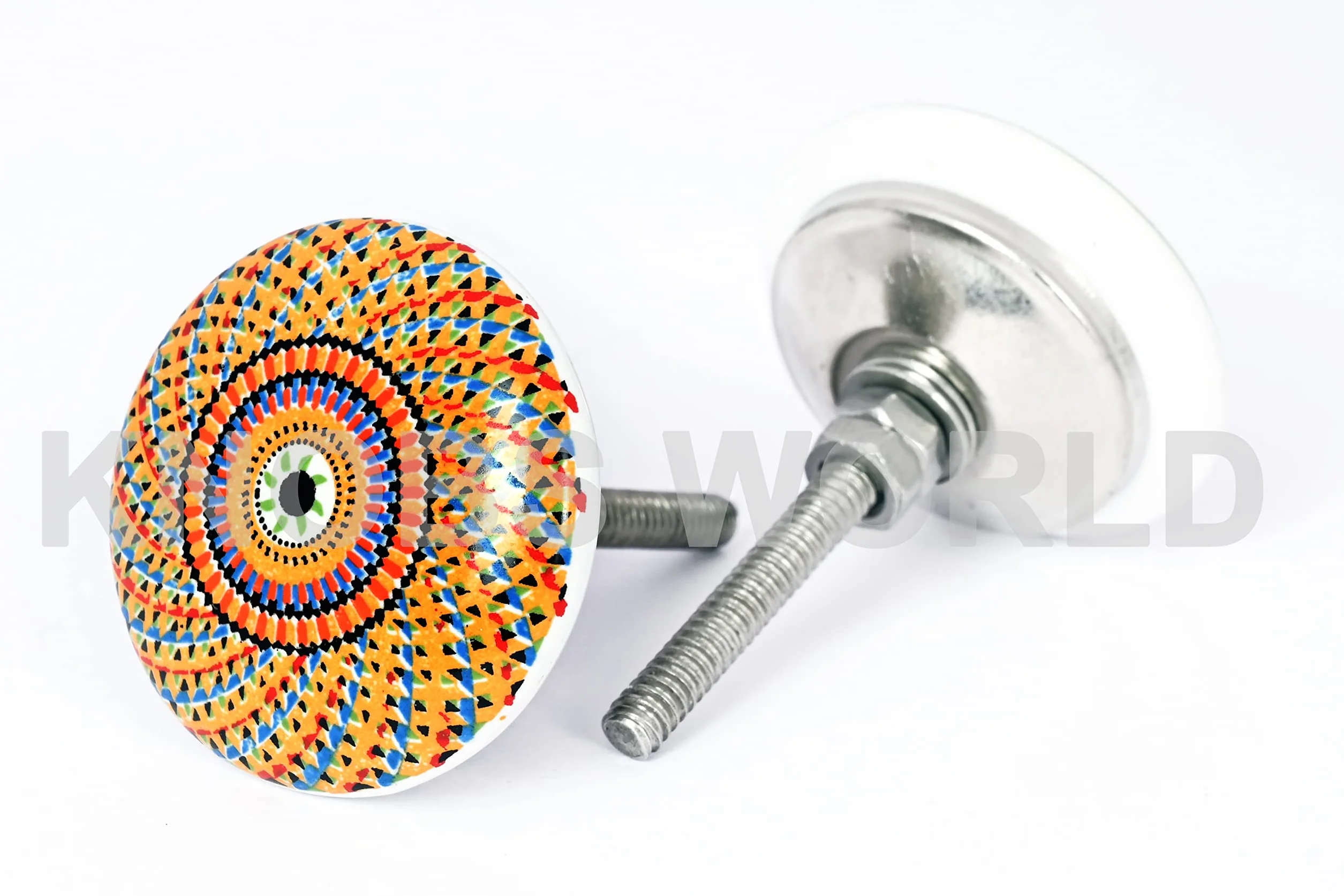 Uchwyty ceramiczne w stylu vintage z motywem kwiatowym, mieszane, do drzwi, szafki, szuflady, 10 szt., xfer