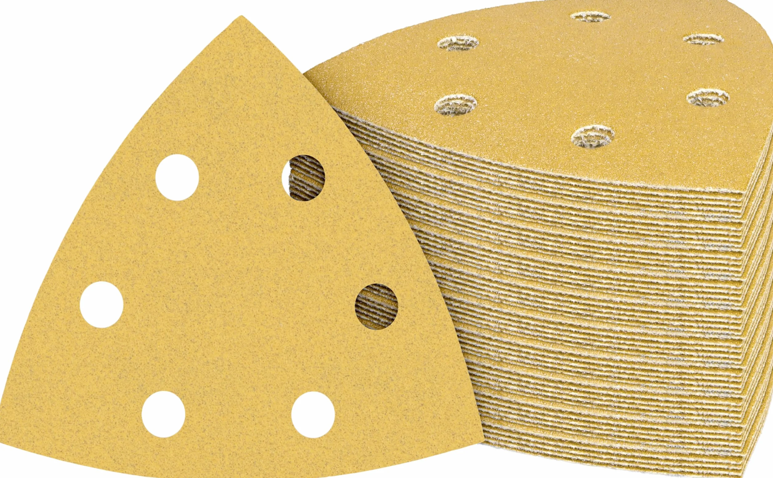Bosch 50x Zestaw papierów ściernych EXPERT C470 (do Farba na drewnie, Twarde drewno, Ø 93x93 mm, Ziarnistość 10 x 60, 10 x 80, 10 x 120, 10 x 180, 10 x 240, Professional Akcesoria Szlifierka delta)