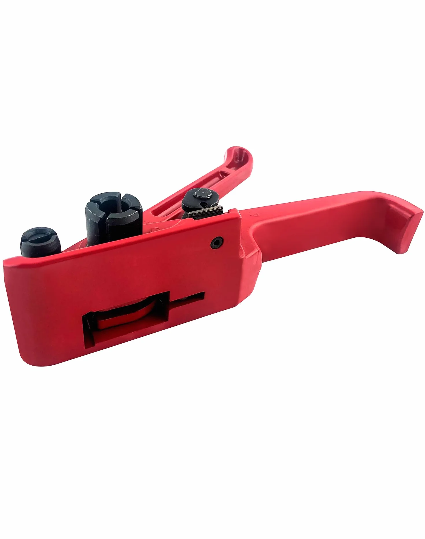 QWORK 2-częściowy ręczny przyrząd do spinania taśmą do plastikowego napinacza PP/PET 13mm-19mm