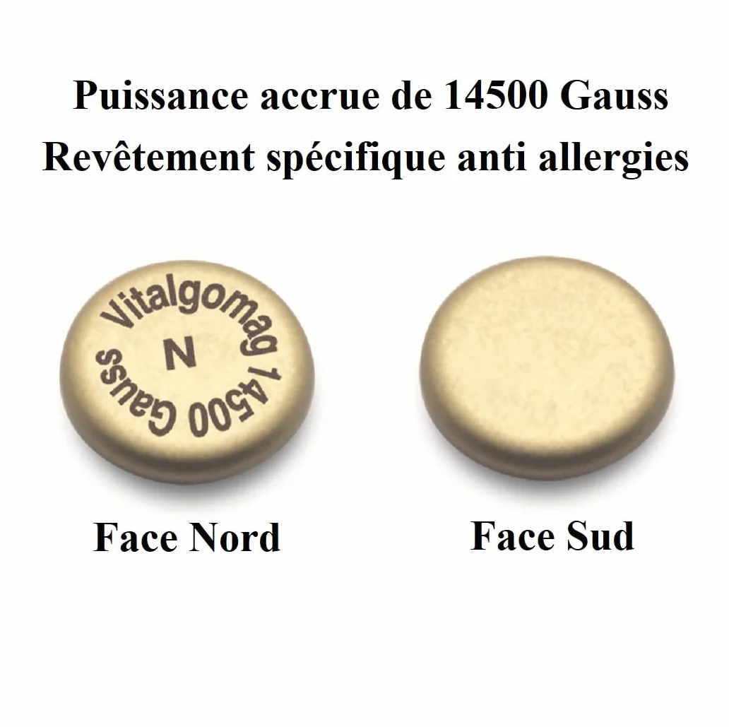 Magnesy terapeutyczne Vitalgomag 14500 Gauss 15 mm do magnetoterapii