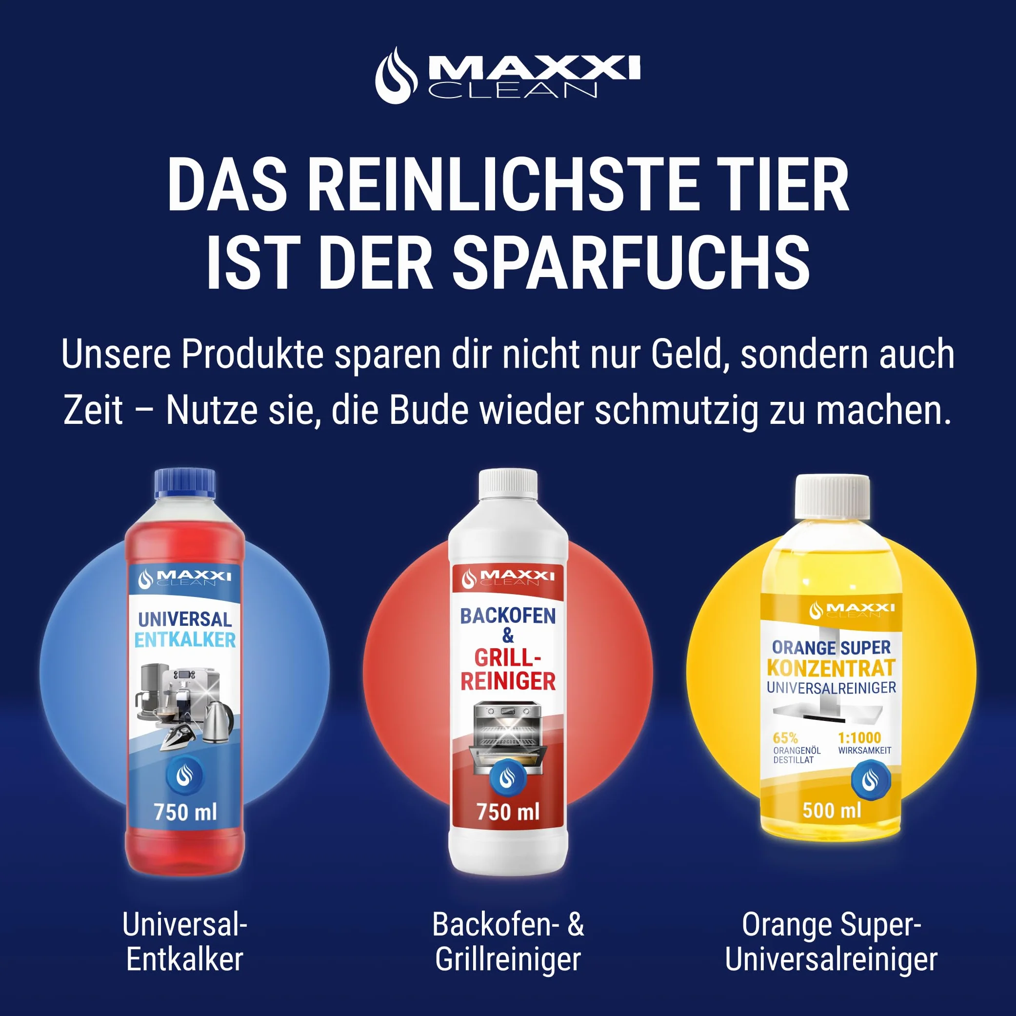 Maxxi Clean | Czysty izopropanol (99,9%) Alkohol czyszczący | 1x 750 ml Środek do usuwania tłuszczu i rozpuszczalnik | Alkohol do nacierania Alkohol izopropylowy