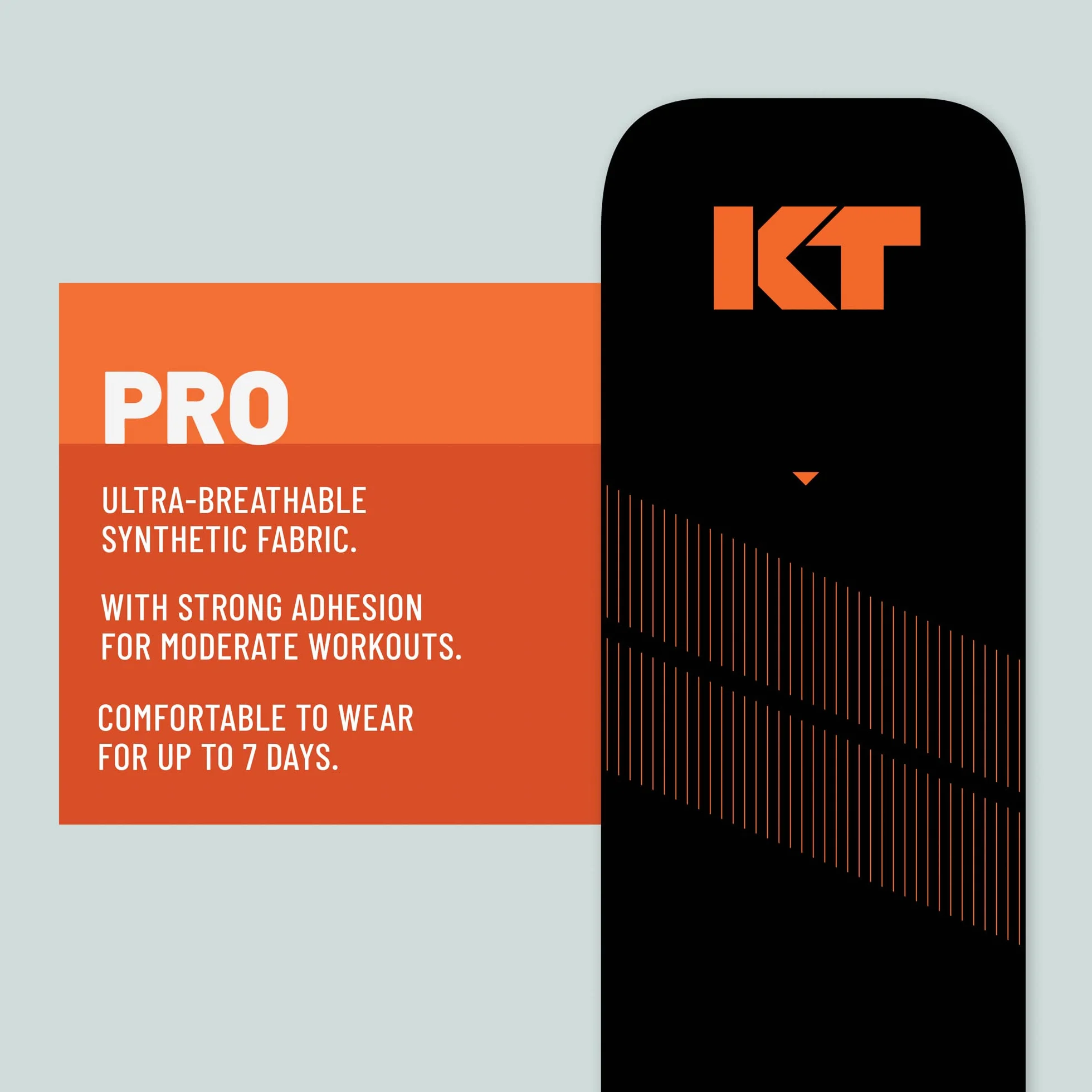 KT Tape Pro taśma kinezjologiczna Sonic Blue 20 pasków 25,4 cm