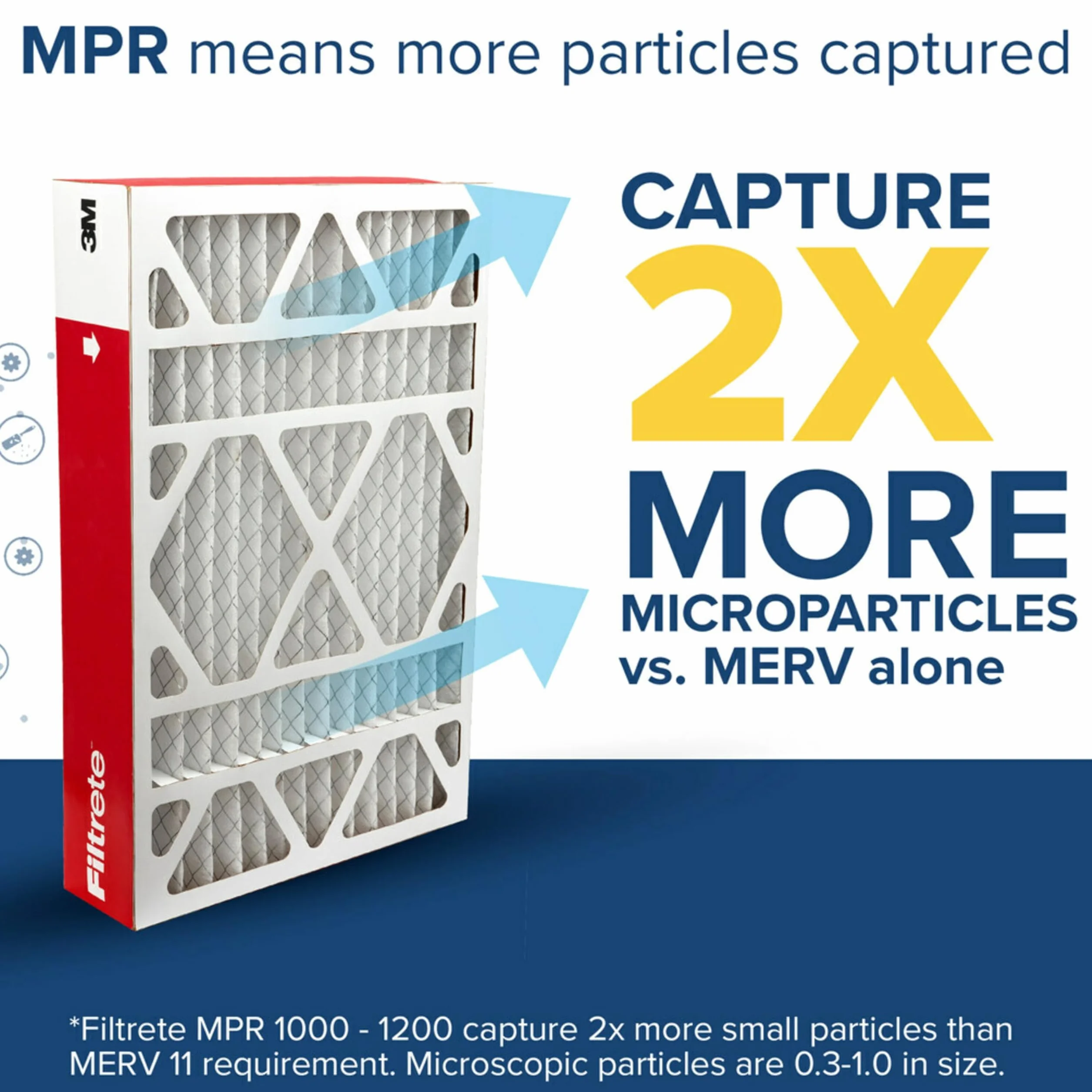 Filtrete Filtr powietrza 16 x 25 x 4, MPR 1000, MERV 11, ochrona przed alergenami 12 miesięcy, 4-calowe filtry powietrza, 4 filtry (40 cm x 62,4 cm x 10,9 cm)