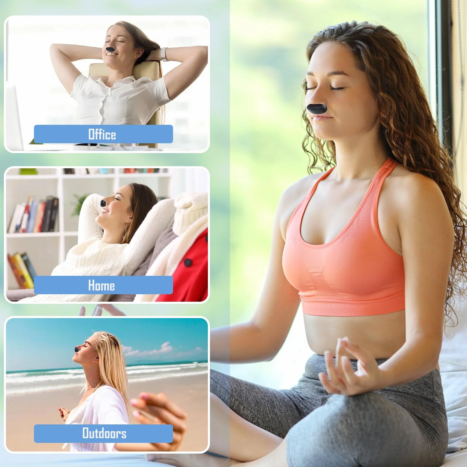 Respirelief urządzenie do terapii nosowej czerwonym światłem, fizjoterapeutyczne urządzenie do uspokajania nosa, Respirelief Red Light Therapy, Respirelief urządzenie do terapii nosowej czerwonym