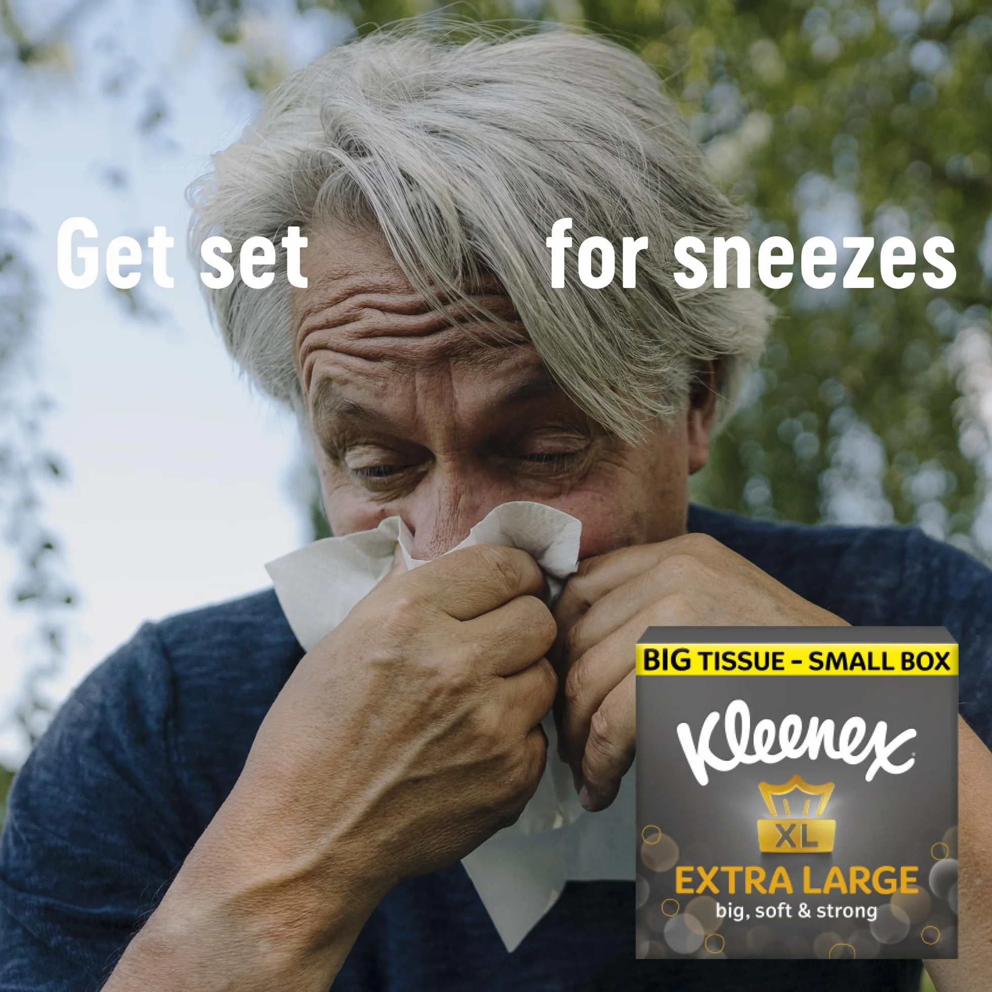 Kleenex Bardzo duże miękkie chusteczki do twarzy, opakowanie w 100% nadające się do recyklingu, 24 kompaktowe pudełka na chusteczki, 1056 chusteczek (24 pudełka)