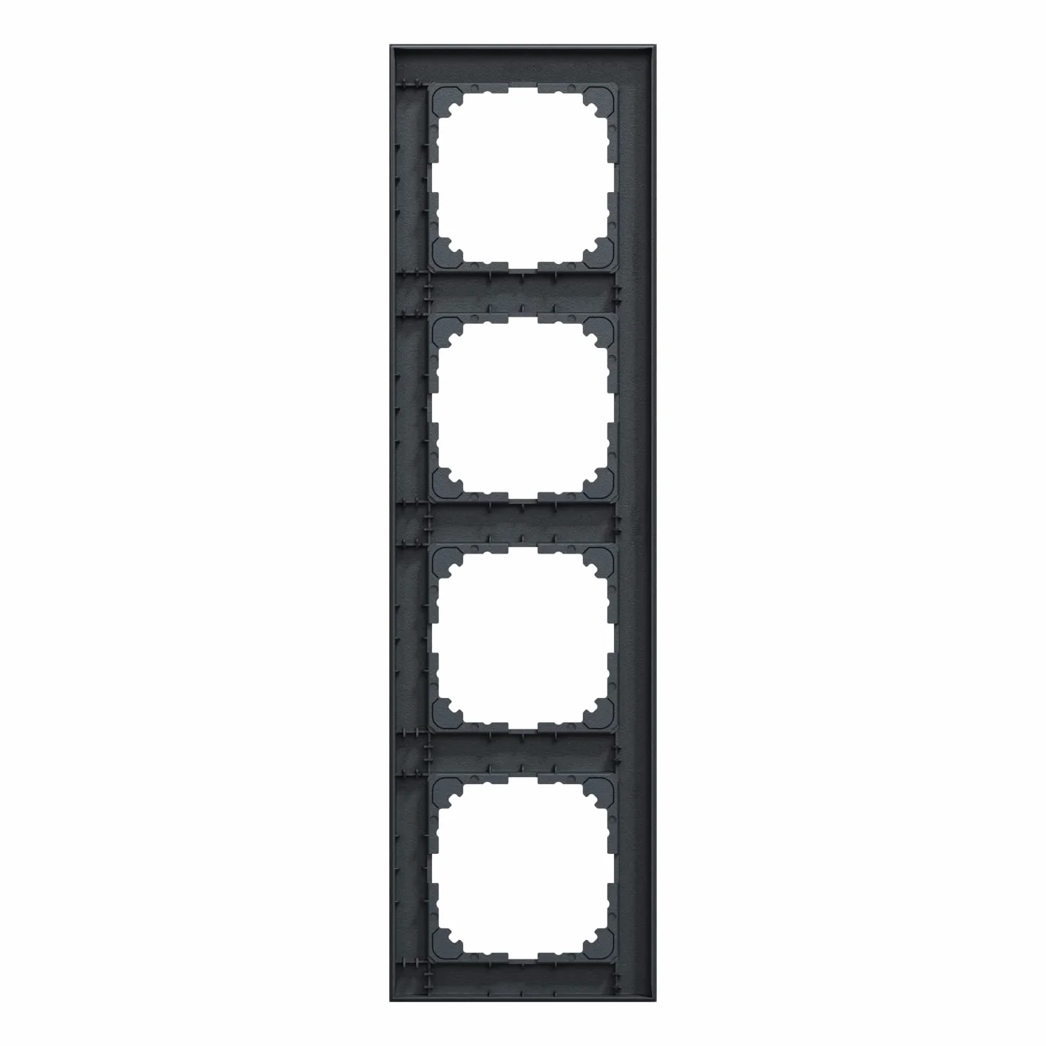 Schneider Electric M-Pure MEG4040-3614 ramka z 4 gniazdami i przełącznikami, antracytowa