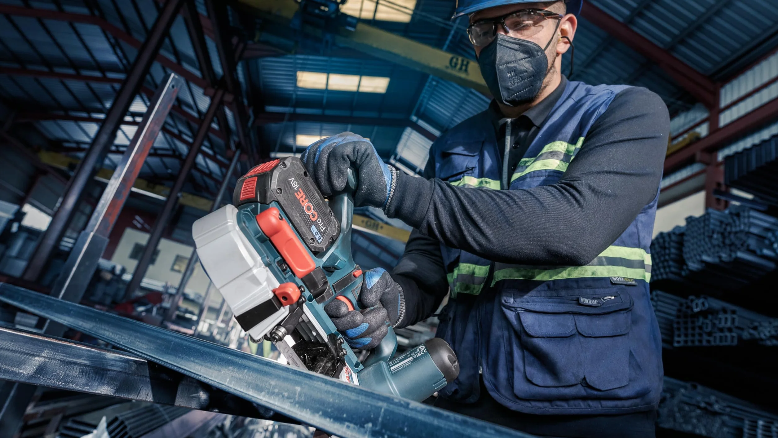 Bosch 2 x PRO Band CB4414 brzeszczot (do rur i profili z metalu, metali nieżelaznych, długość 1140 mm, profesjonalne akcesoria piła taśmowa)