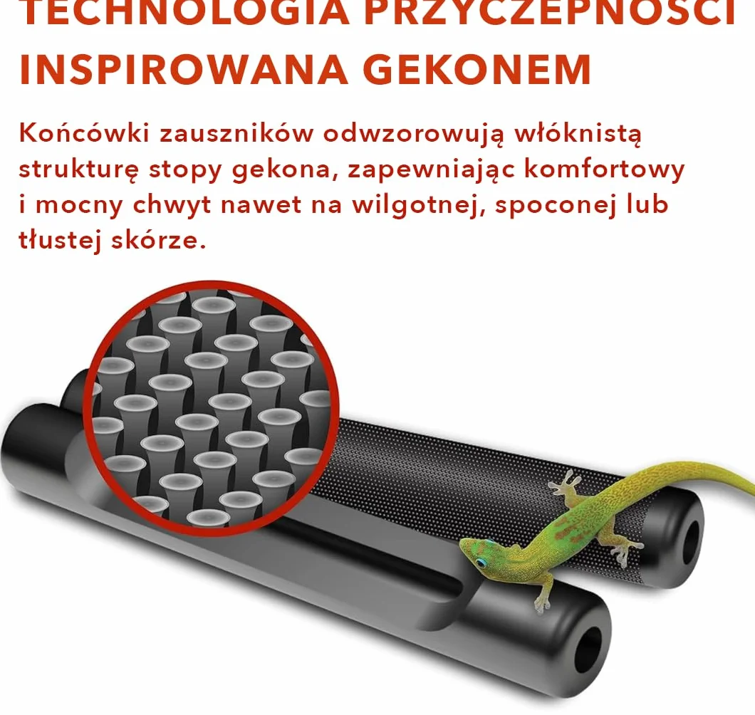 Setex Gecko Grip Nakładki Na Zauszniki Do Okularów Antypoślizgowe 49mm 7mm