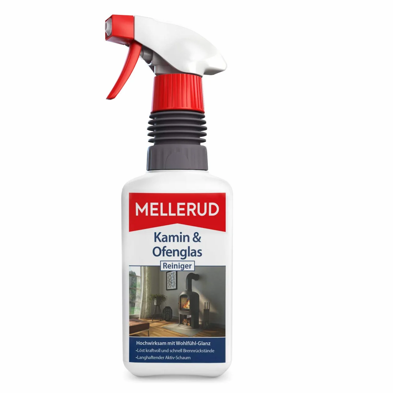 Mellerud 2001000073 Środek do Czyszczenia Kominka i Szkła Piecowego, 0,5 L