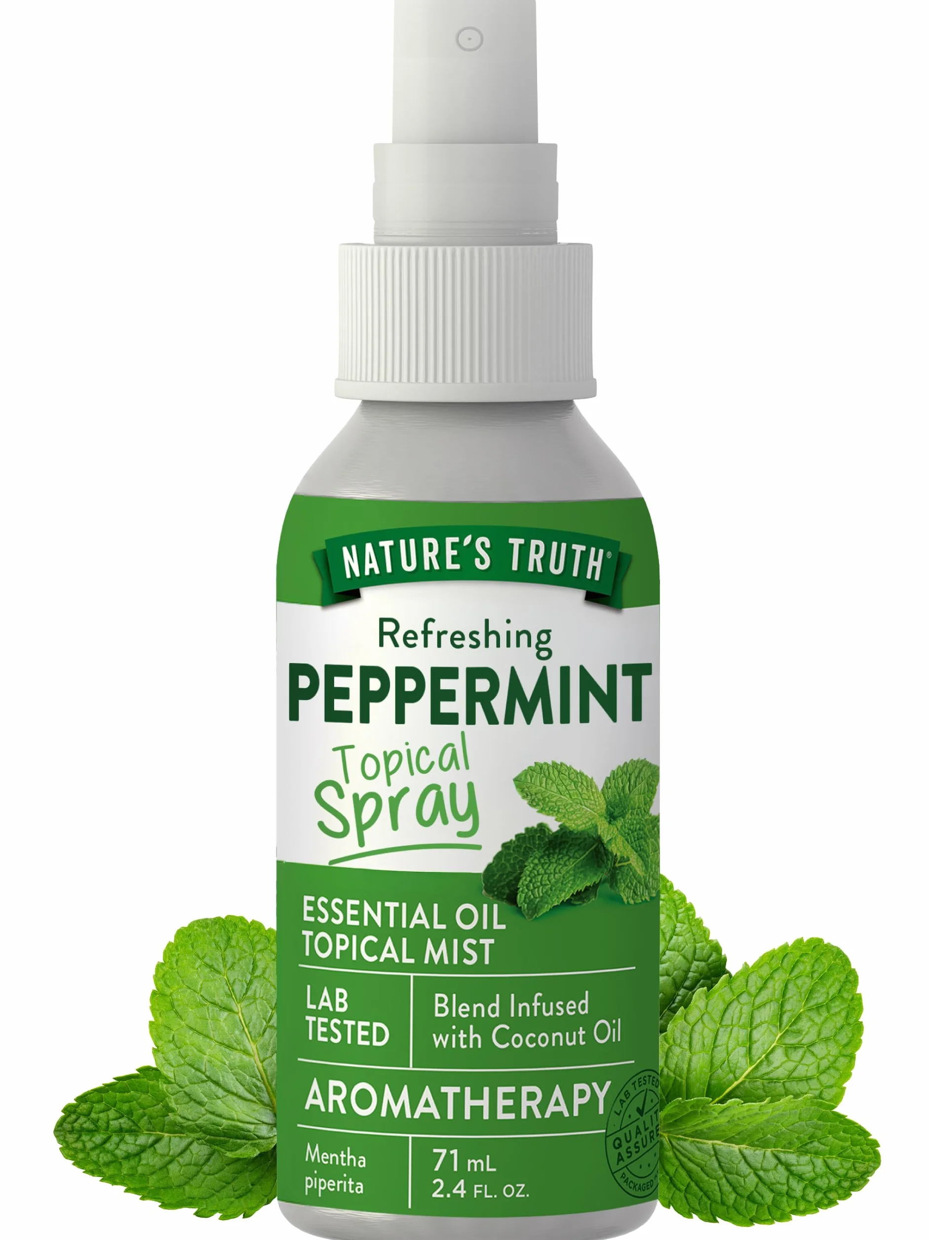 Natures Truth Peppermint Essential Oil Mist 2.4 oz