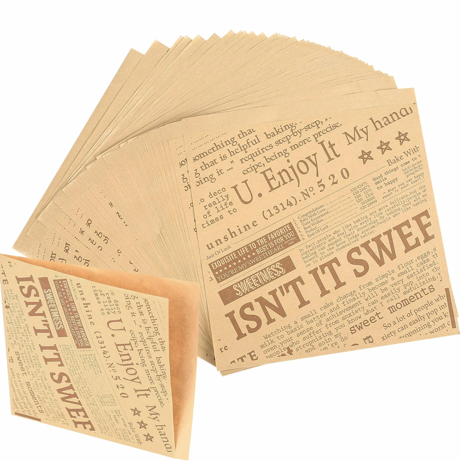 100 arkuszy papieru hamburgerowego, torebki na przekąski, torebki śniadaniowe, torebki na żywność, kartki papierowe, frytki, torebki na kanapki, torebki na przekąski, sery hot dog
