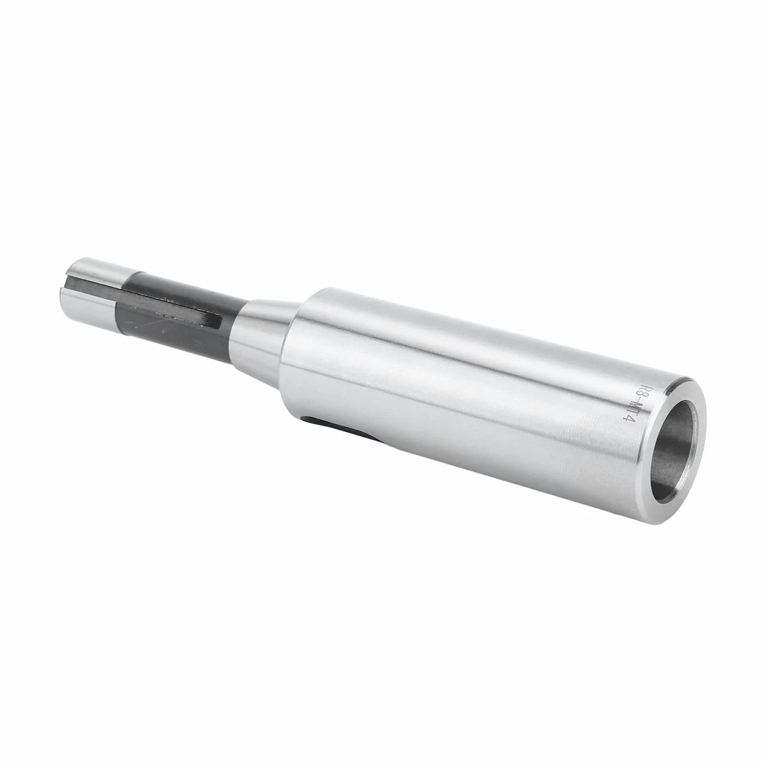 Adapter Stożkowy R8 na MT4 Adapter Wrzeciona R8 MT4 Trzpienia ze Stożkiem Morse'a Stal Stopowa Płaski Wygląd Odporność na korozję z Gwintem Dyszla 7/16 Cala 20 dla Chwytu