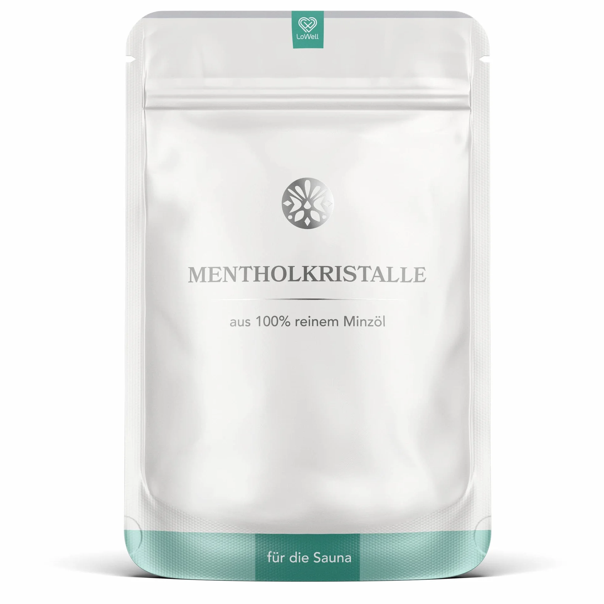 Menthol Crystals 100g LoWell® czysta mięta napar do sauny torebki zamykane Mentol