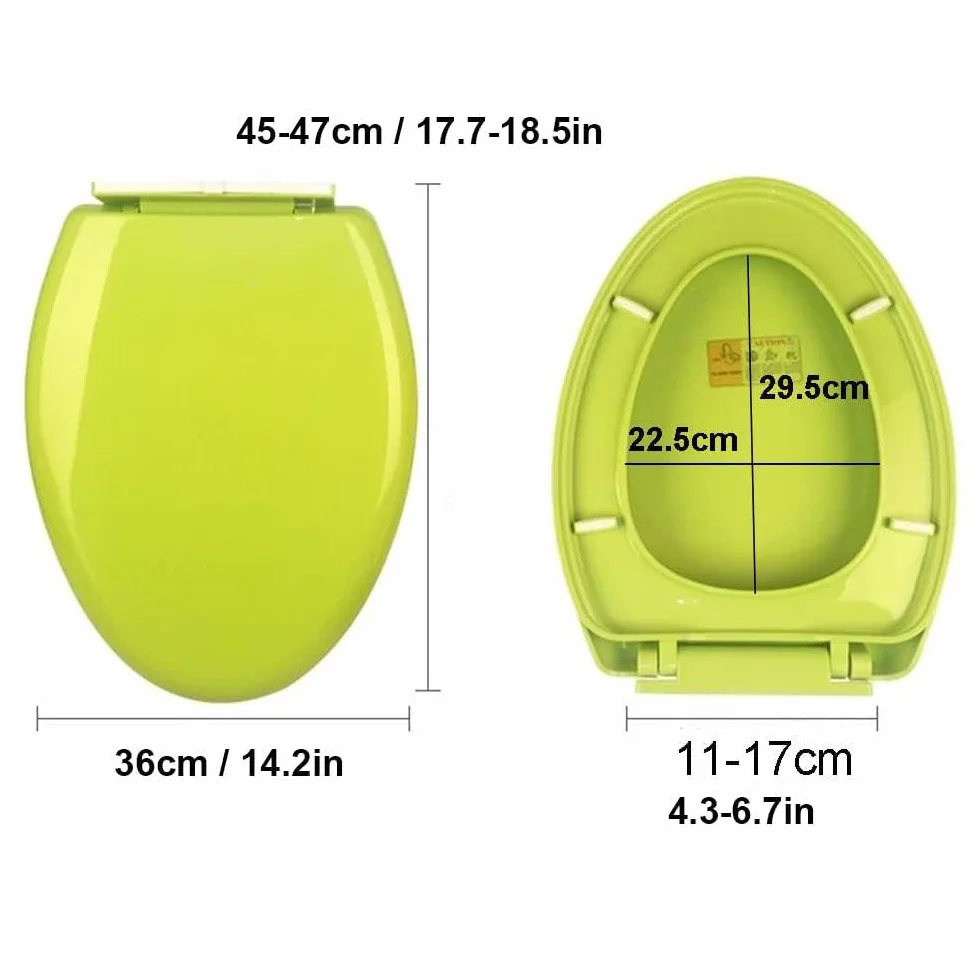 Deska sedesowa z miękkim domykaniem w kształcie litery V żółta deska sedesowa z funkcją powolnego zamykania łatwa instalacja i czyszczenie trwały i stylowy design do nowoczesnych łazienek