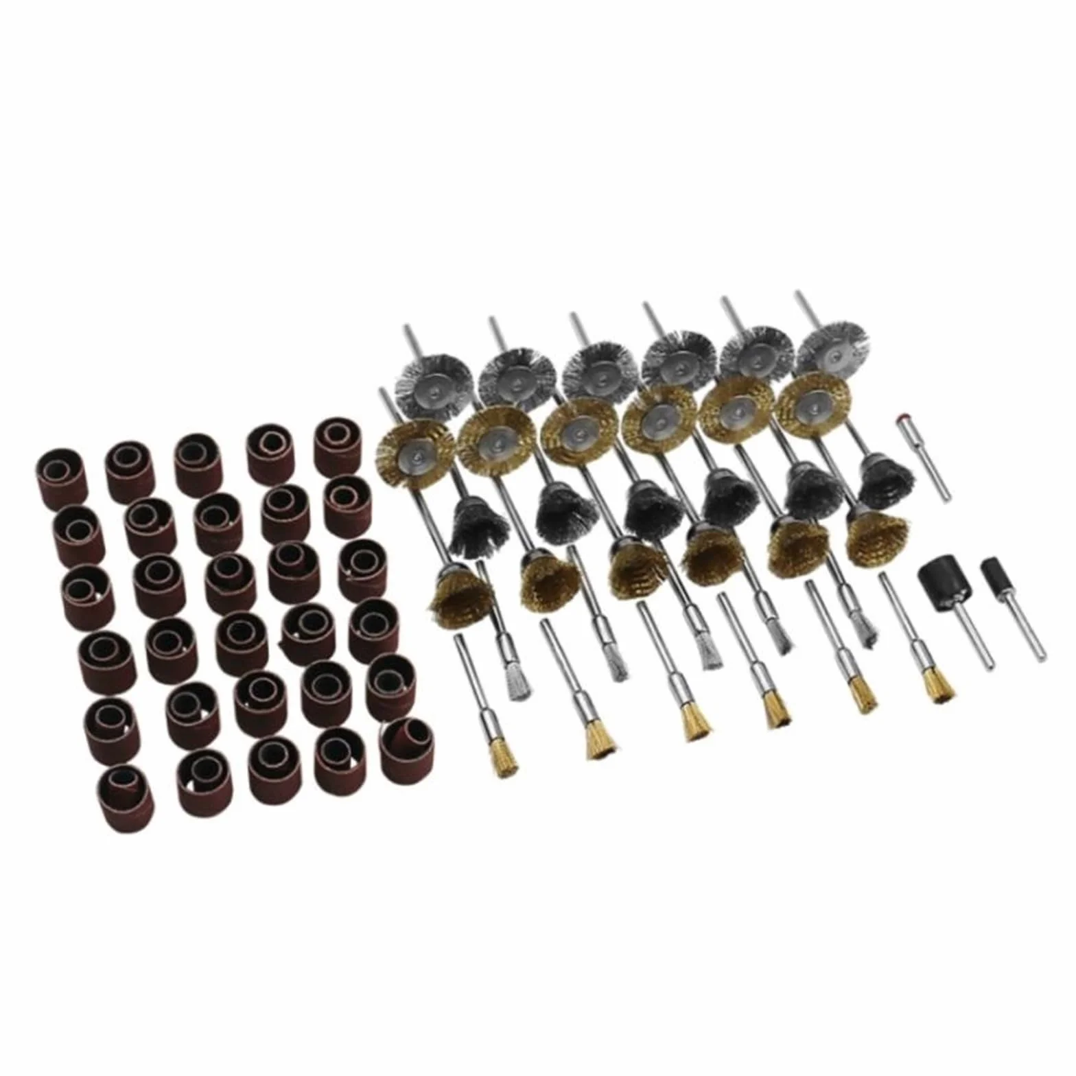 Zestaw szczotek drucianych Narzędzie do polerowania wierteł Chwyt 3 mm do elektrycznej szlifierki ciśnieniowej Obrotowa szlifierka elektryczna (Color : 2, Size : One size)