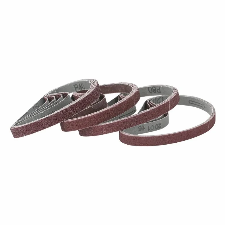 Szlifierka taśmowa, 5 sztuk 457x13mm ścierne pasy szlifierskie szlifierka papier ścierny taśmy Grit 40-120 do narzędzi ściernych(5pcs 120grit)