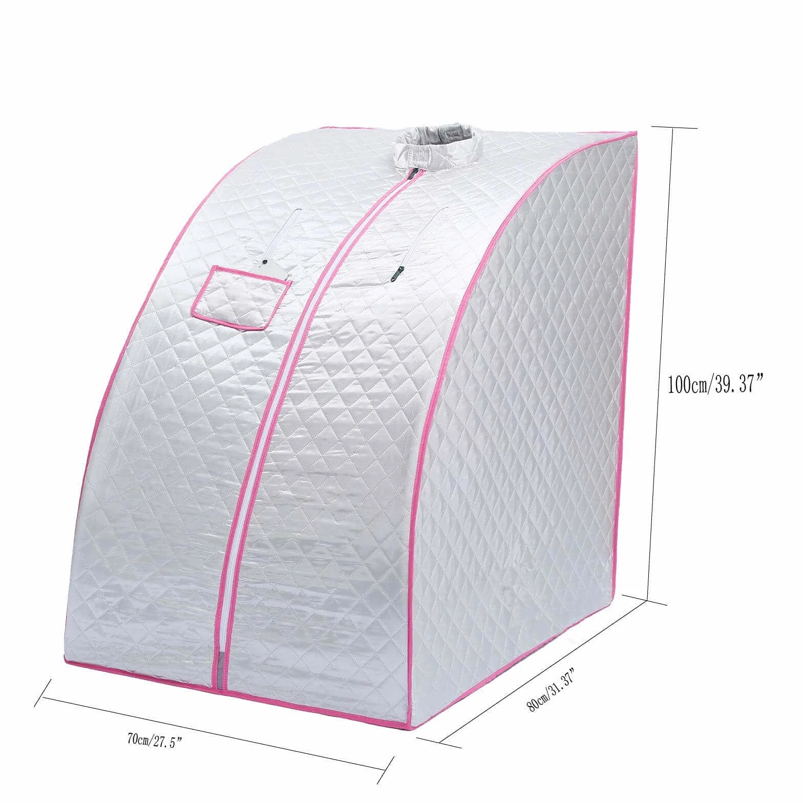 Lekka przenośna sauna parowa ozonowa na sprzedaż Relaks w domu 220V 4L 2000W Srebro
