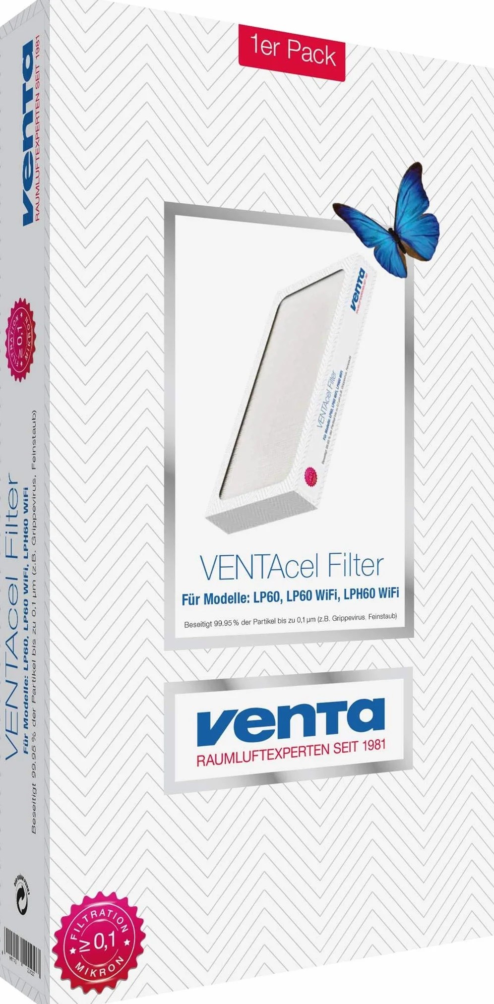 Venta VENTAcel filtr 1 sztuka, biały