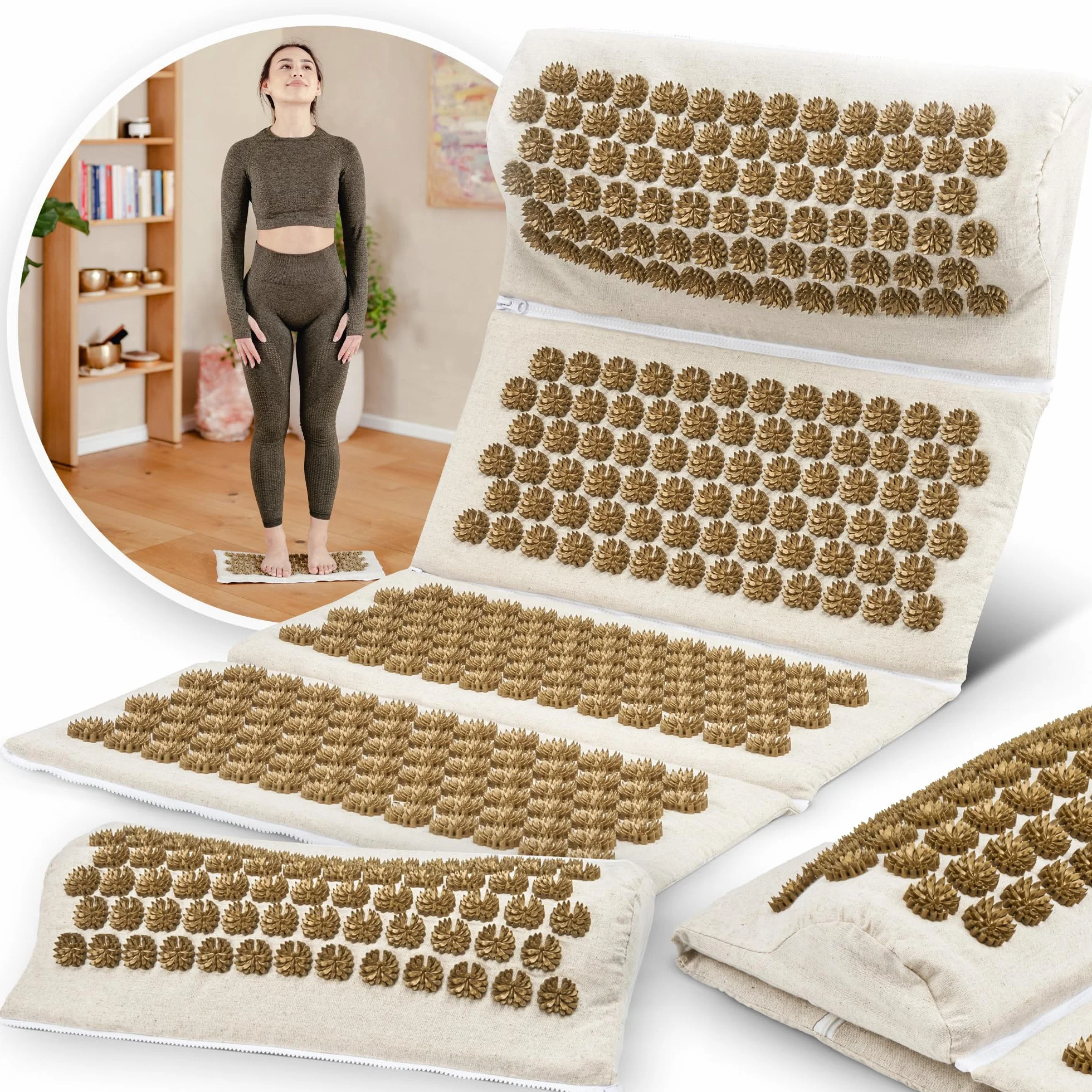 Mata do akupresury Akupunktura Fascjomat z kolcami - Acupressure Mat