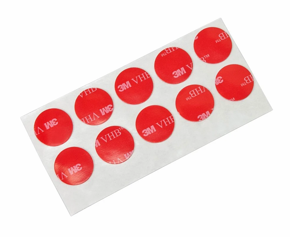 TapeCase 5-4910-1 przezroczysta dwustronna uniwersalna taśma akrylowa, grubość 40 mil (1,02 mm), 1 w okręgu (5 sztuk)