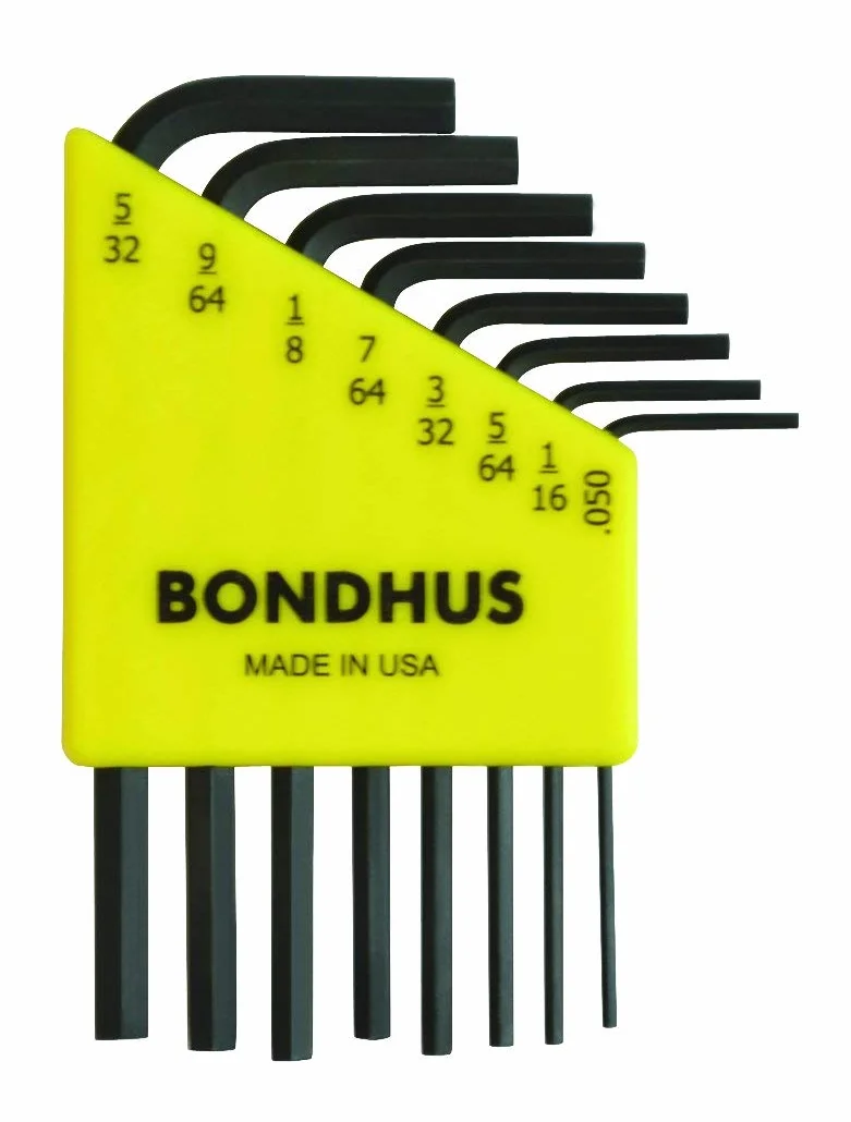 BONDHUS, HLX8S HEX zestaw kluczy 0.1 cm-5/81.3 cm, 12232