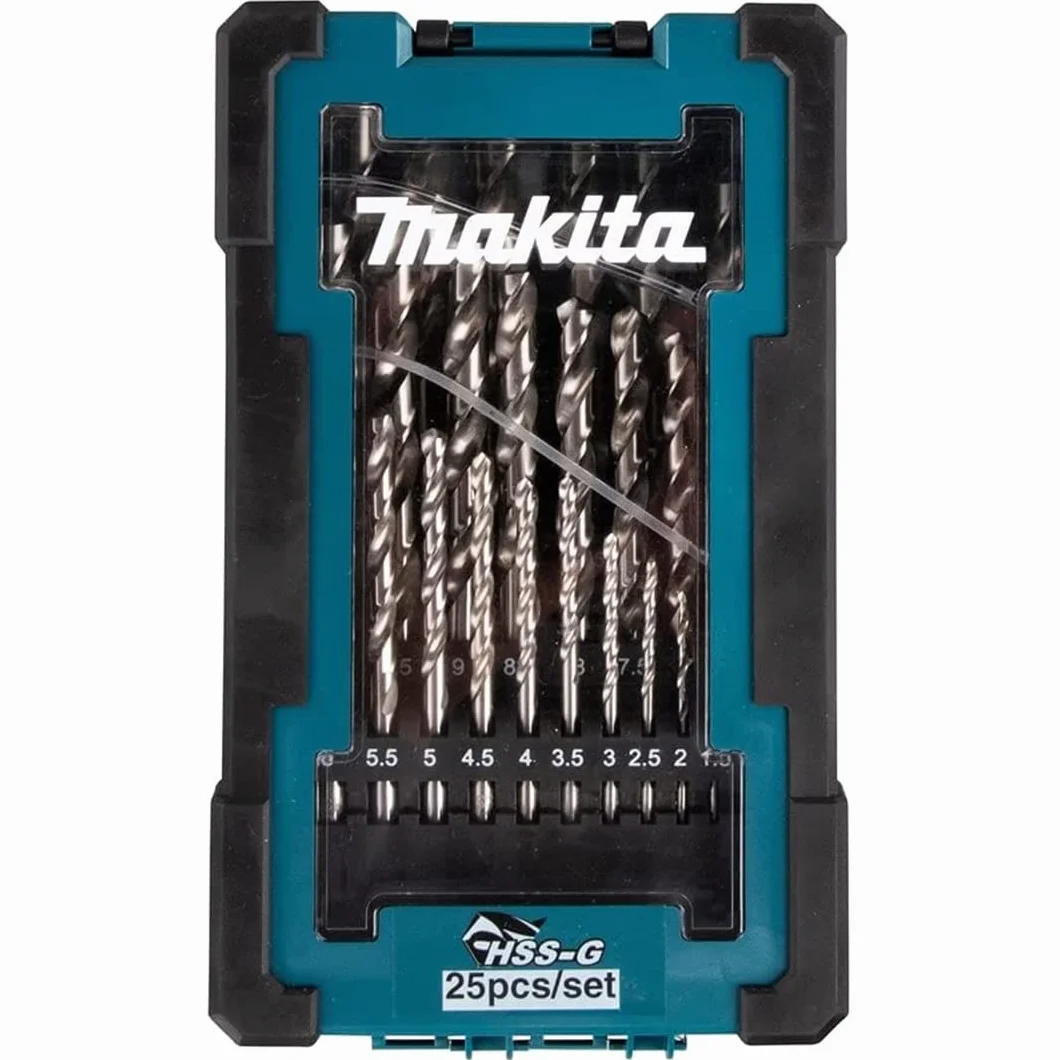 Makita D-67555 zestaw wierteł HSS-G 25-częściowy