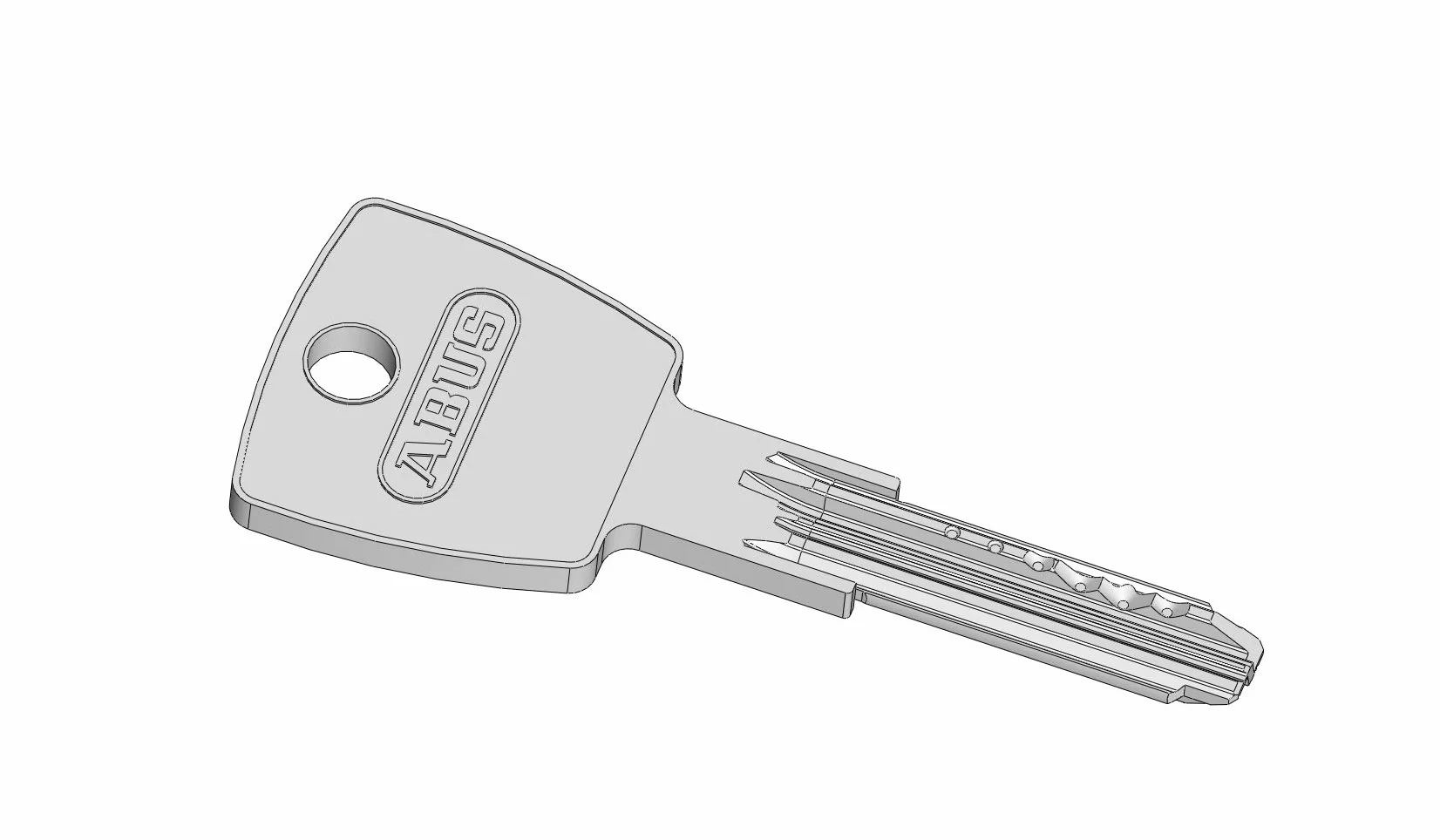 ABUS Podwójny cylinder D6PSN 40-40 mm Bkn, niklowany
