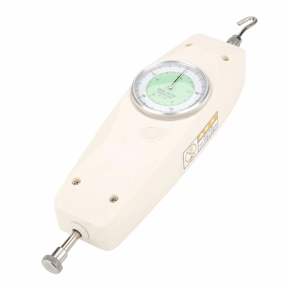 KIMISS Precyzyjny Analogowy Dynamometr 500N Tester Przyrządu do Pomiaru Siły Push Pull Miernik Przemysłowy i Naukowy/Testowanie, Pomiar i Kontrola/Ruch, prędkość i Siła