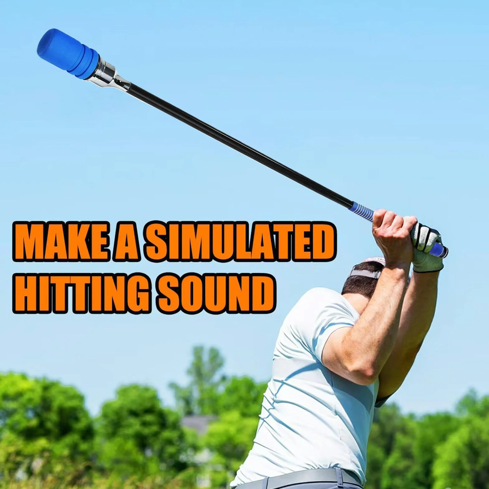 Golf Swing Trainer, Portable Swing Corrector For Pasture Practice, Movement Training Aid, Fitness Indoor Outdoor Course Travel Backyard Camping And Home Use, Compact & Travel Friendly