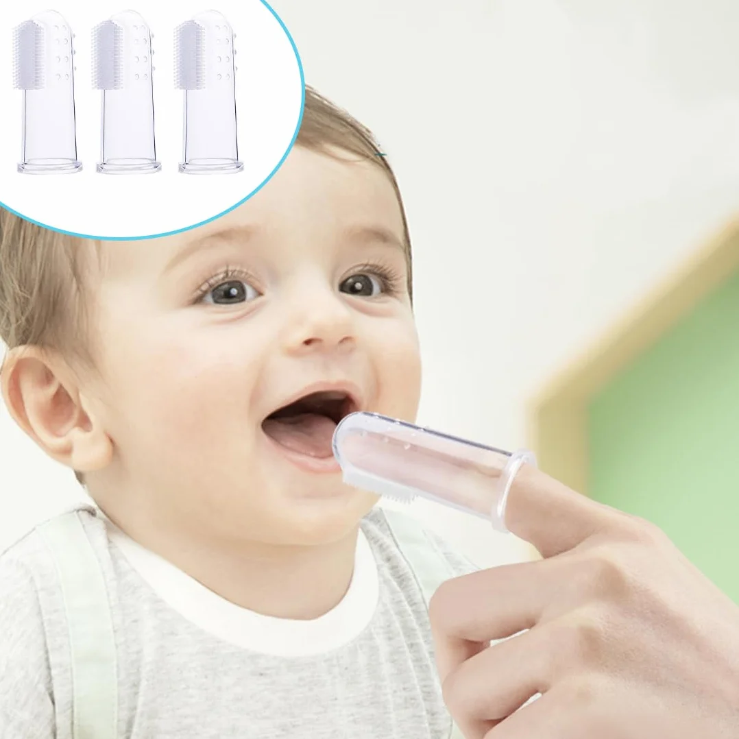 6 szt. wielokolorowa silikonowa szczoteczka do zębów dla dzieci z pudełkiem na szczoteczkę do zębów dla dzieci