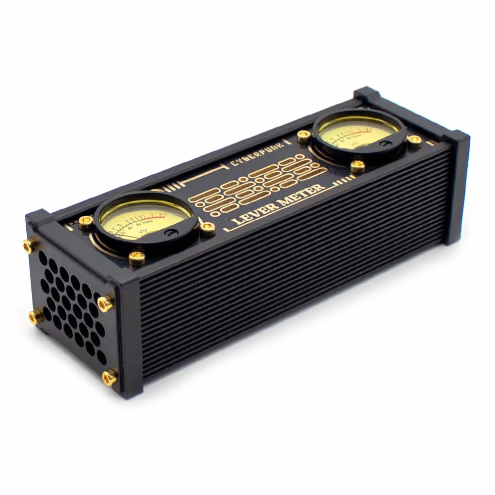 Miernik VU aktywowany dźwiękiem, z podświetleniem RGB, poziom dźwięku mikrofonu stereo, wskaźnik poziomu dźwięku na komputerze stacjonarnym, do domowych systemów audio