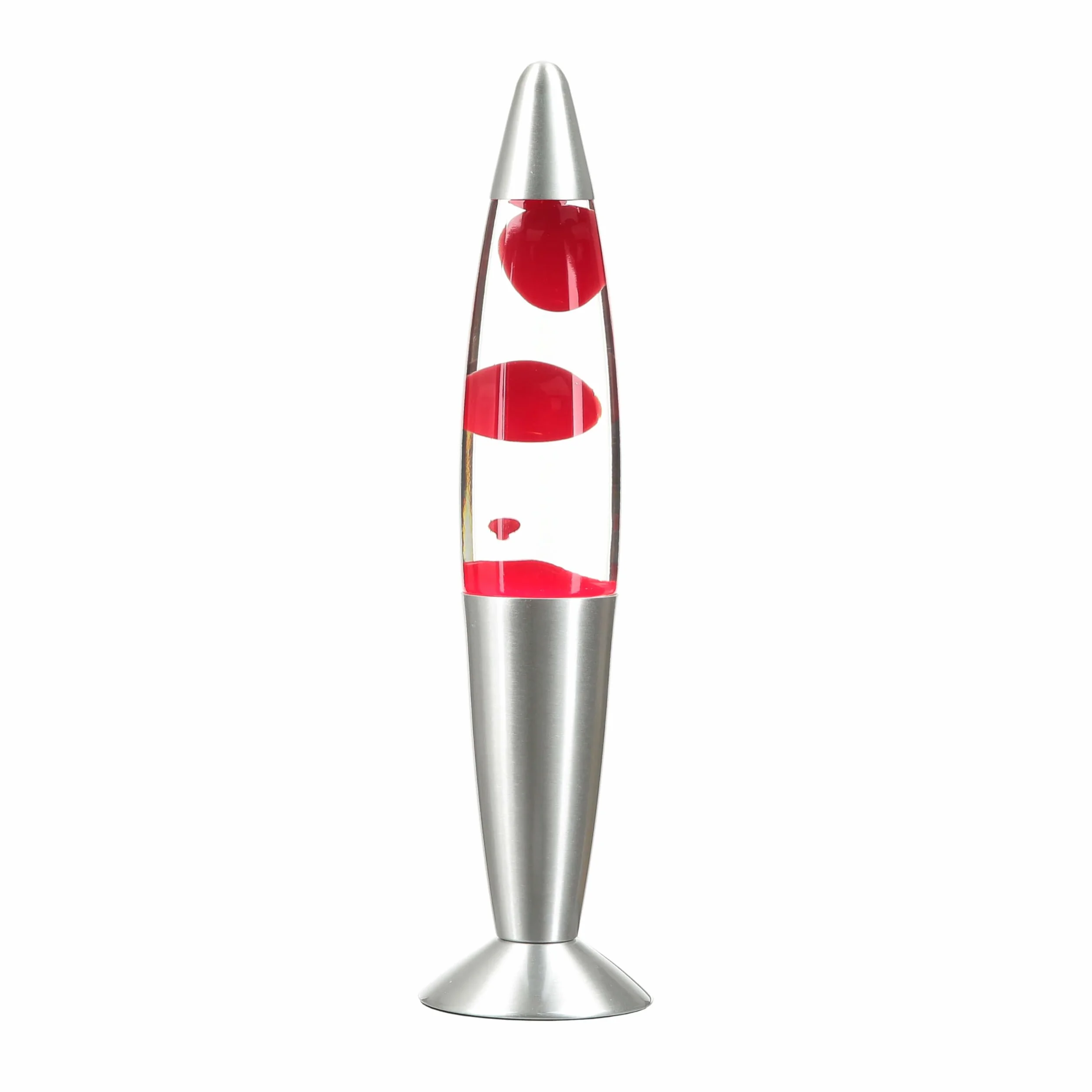 Mini lampa lawa czerwona, lampa retro, mała, mocna, uspokajająca, 36 cm, pomysł na prezent świąteczny, w tym żarówka, G9 25 W z przełącznikiem kablowym, lampa wulkaniczna