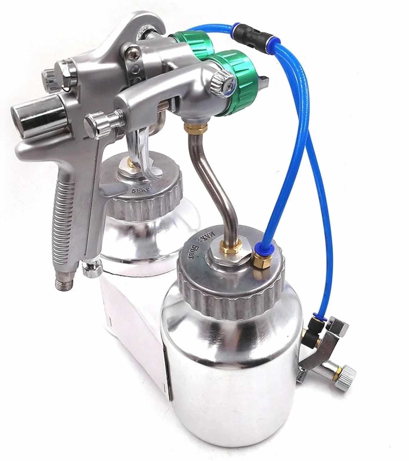 Pistolet natryskowy do malowania ciśnieniowego, pistolet natryskowy 1,3 mm, wysokie ciśnienie, pojemność garnka 1000 ml, pneumatyczna maszyna do malowania dla przemysłu