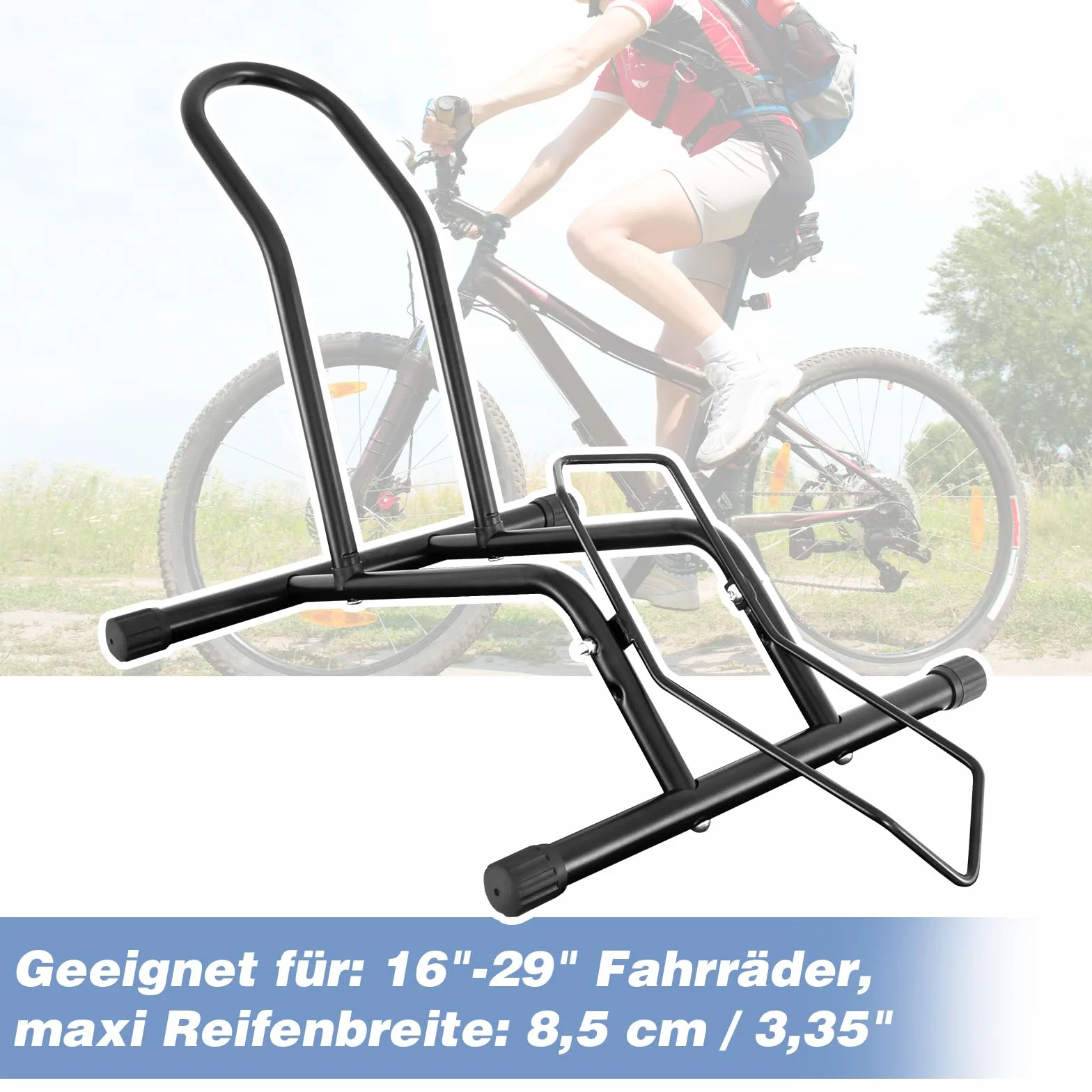 Stojak rowerowy stalowy regulowany 20-29" do rowerów górskich elektrycznych wyścigowych