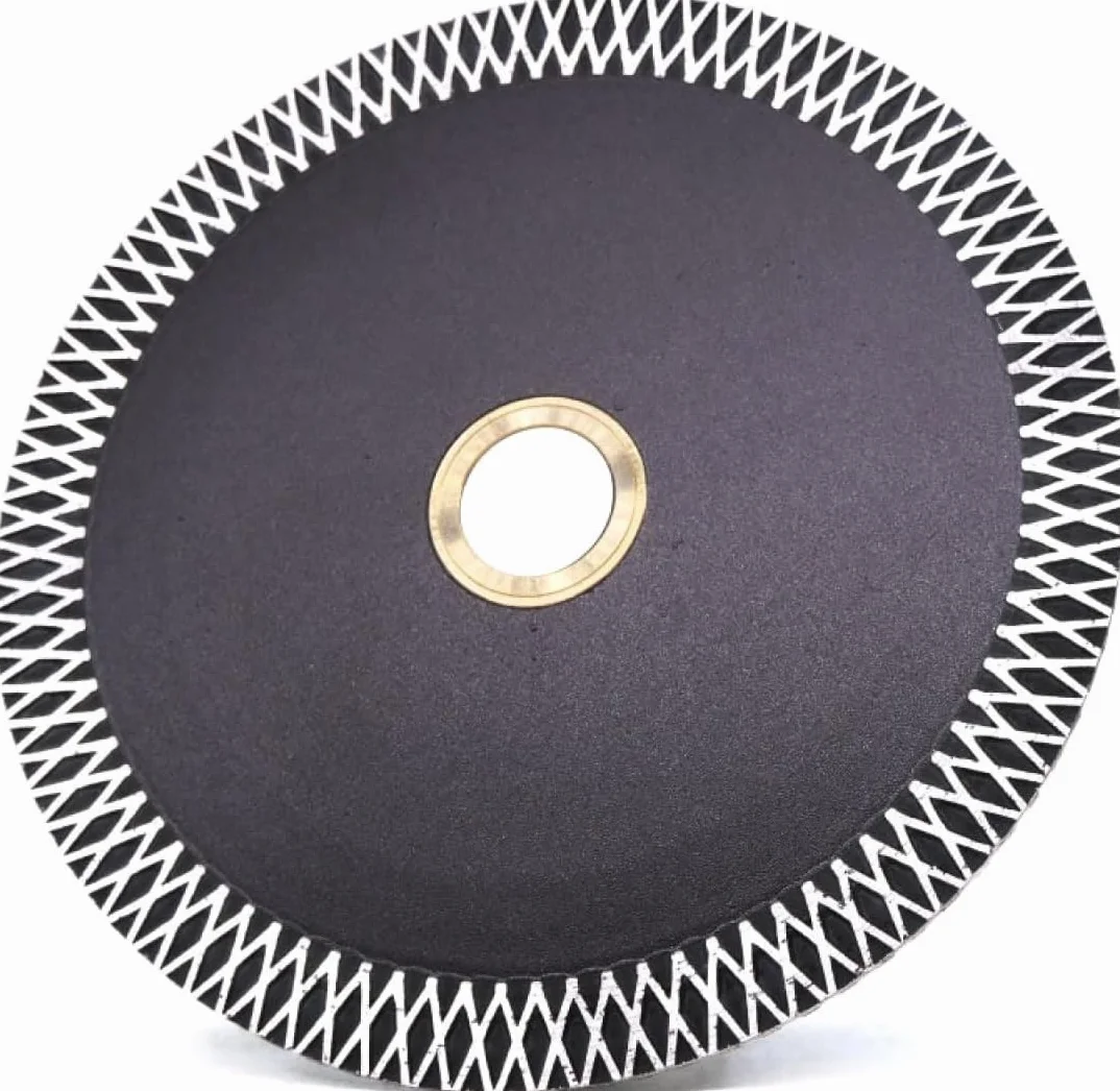 Diamentowe tarcze tnące do szlifierki kątowej， 1 sztuka 4,5" 115mm Diamentowa tarcza tnąca do płytek Porcelana Ceramiczna diamentowa tarcza szlifierska Cięcie piłą na sucho Mokro do marmuru, 2 sztuki(