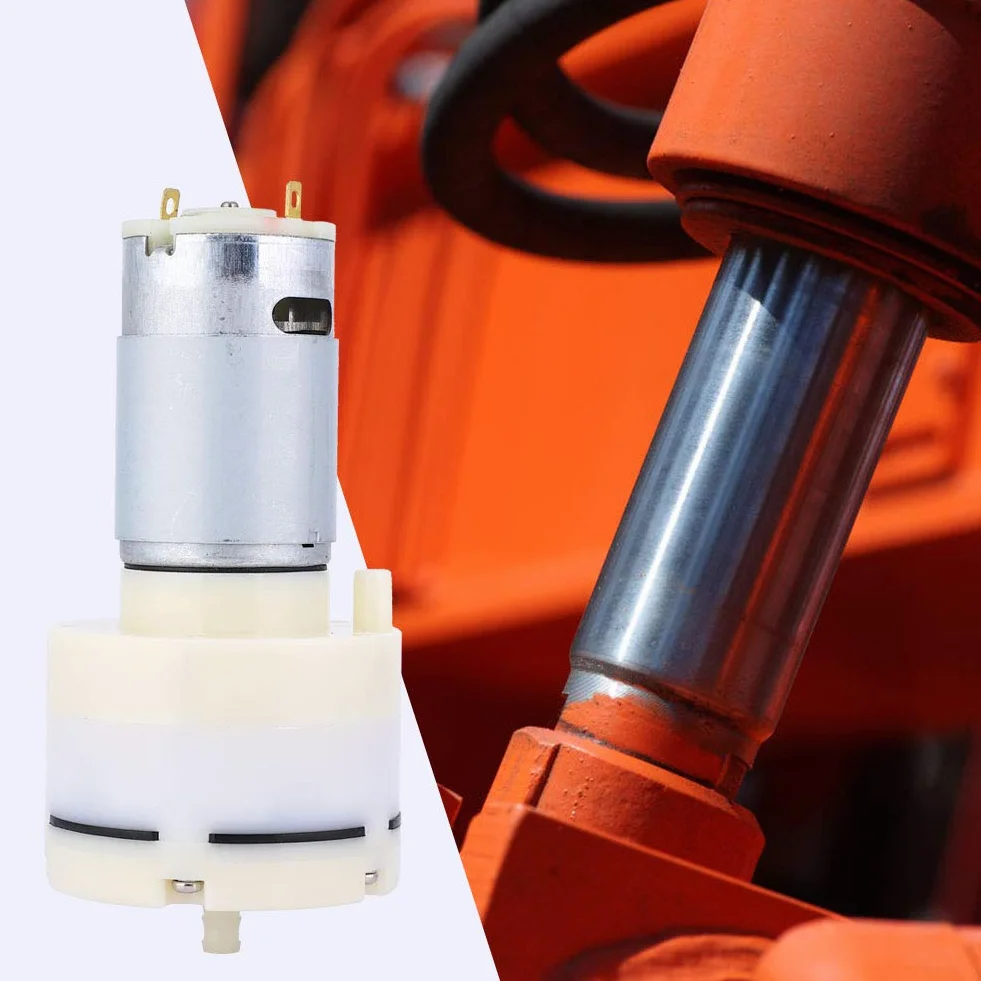 Pompa próżniowa DC12 V, 15 l/min mikropompka narzędzie próżniowe pompa powietrza pompa ssąca powietrza, nadaje się do kompresora powietrza, separatora, wyjmowania ekranu telefonu komórkowego itp.