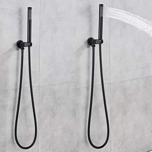 Matowa Czarna Bateria Natryskowa Conceabrass Bateria Natryskowa Jednouchwytowa Bateria Natryskowa Do Łazienki Z Ciepła Zimną Wodązestaw Natryskowyzestaw Natryskowy,10 Inch Shower Set