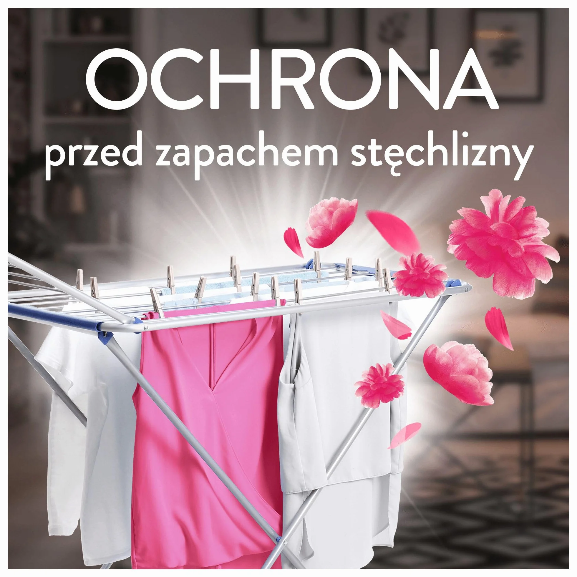 Lenor Fresh Air płyn do płukania tkanin 76 prania, 1.064L, Pink Blossom - mocno skoncentrowana świeżość