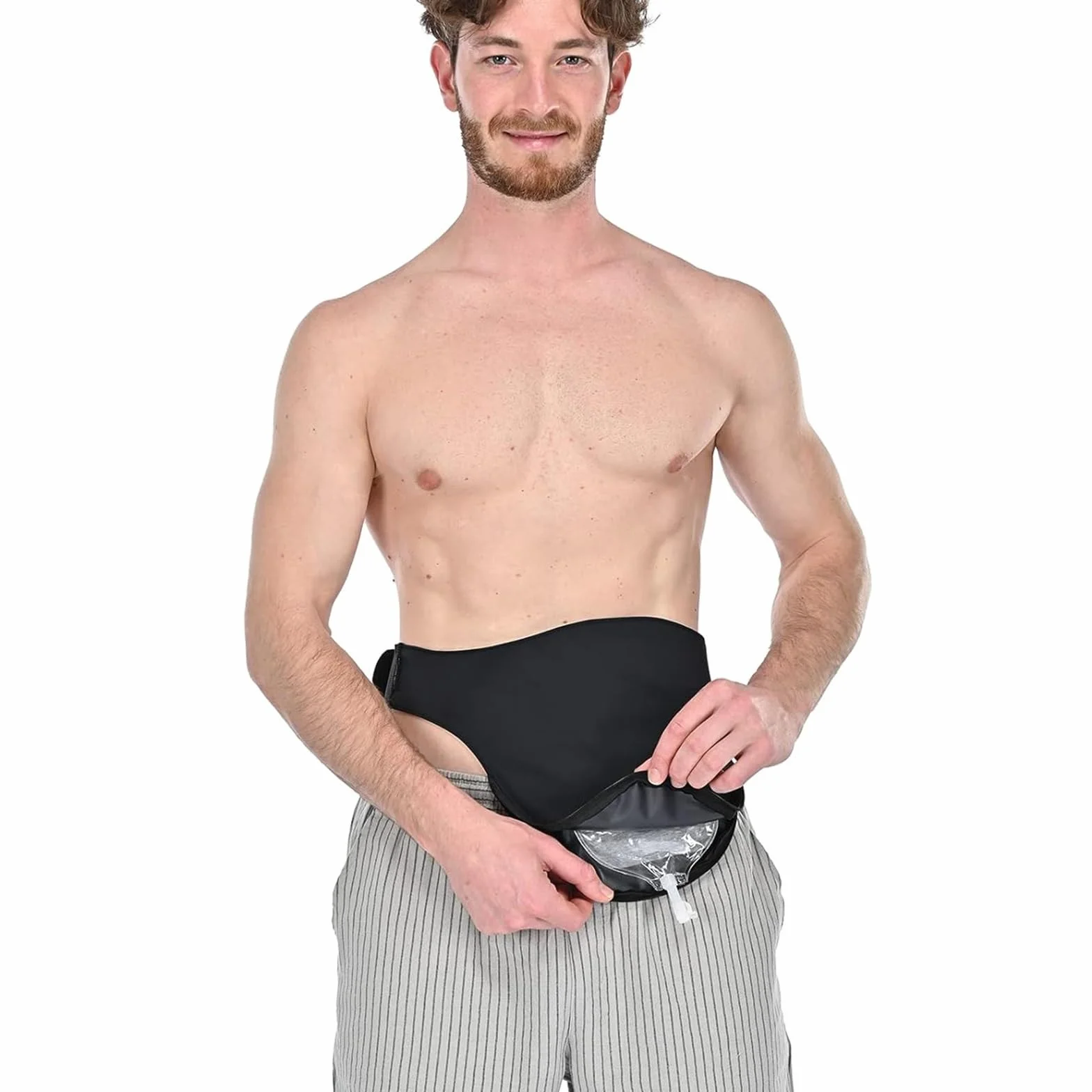 Miękkie pokrowce na torebki kolostomijne, wodoodporny pasek na stomię, zmywalny, stomijny, urostomia, ileostomia, szczelna, dla mężczyzn i kobiet, pasek Stealth do uprawiania sportu i na co dzień