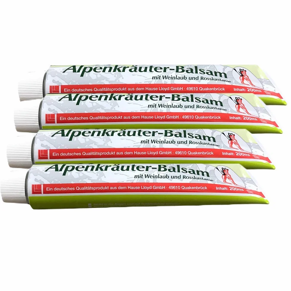 Lloyd balsam z ziół alpejskich 4 x 200 ml sportowy krem do masażu ziołowy
