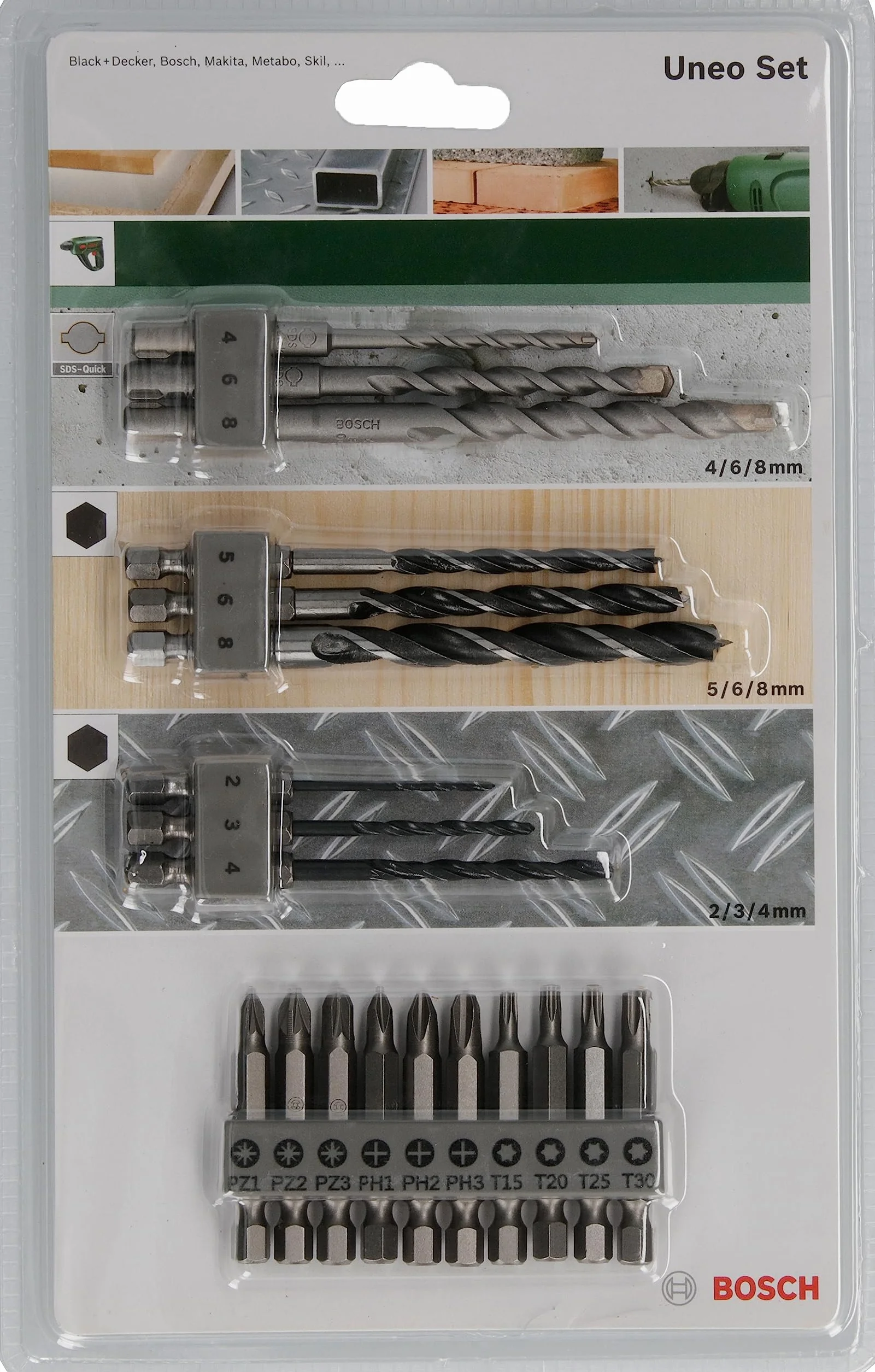 Bosch Accessories Zestaw mieszany do Uneo
