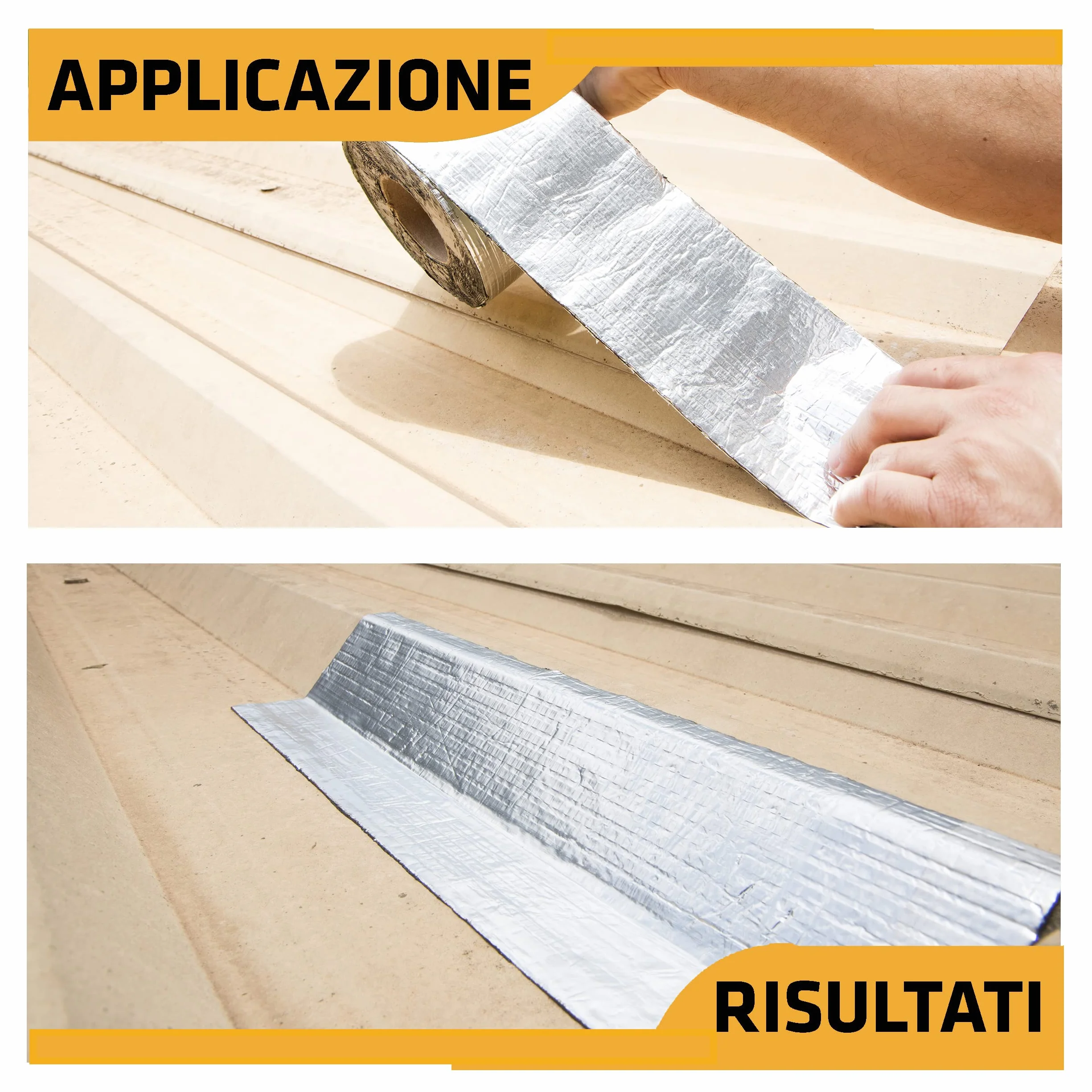 Sika Taśma uszczelniająca MultiSeal BT aluminiowa – idealna do uszczelniania i szybkich napraw – samoprzylepna – 10 m x 100 mm